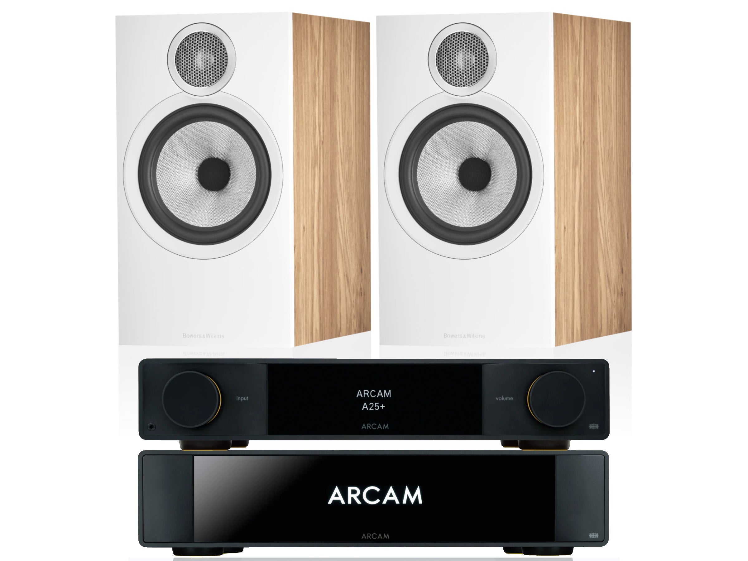Arcam A25+ with ST25 Streamer and Bowers & Wilkins 606 S3 (2025 Model)