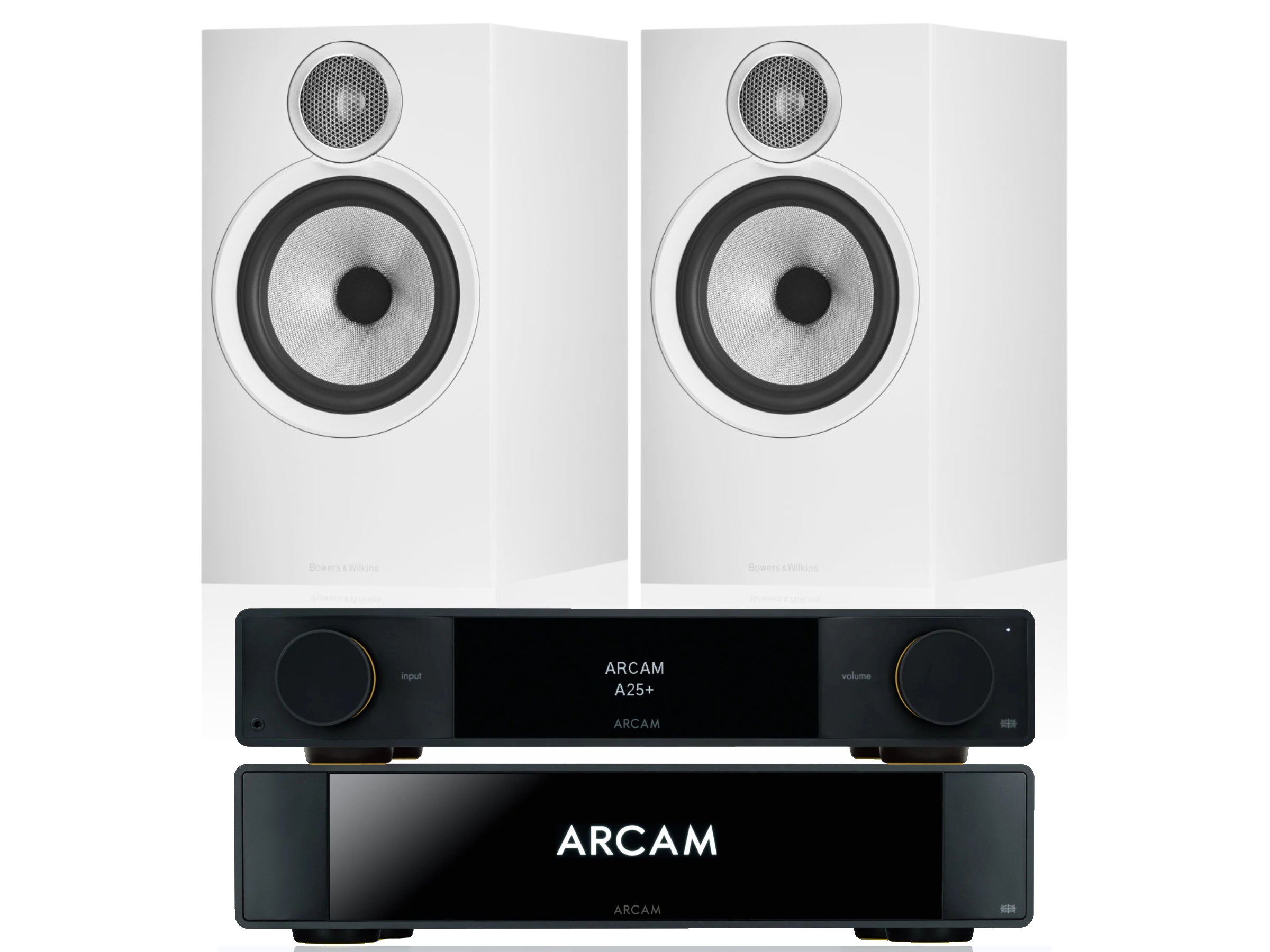 Arcam A25+ with ST25 Streamer and Bowers & Wilkins 606 S3 (2025 Model)