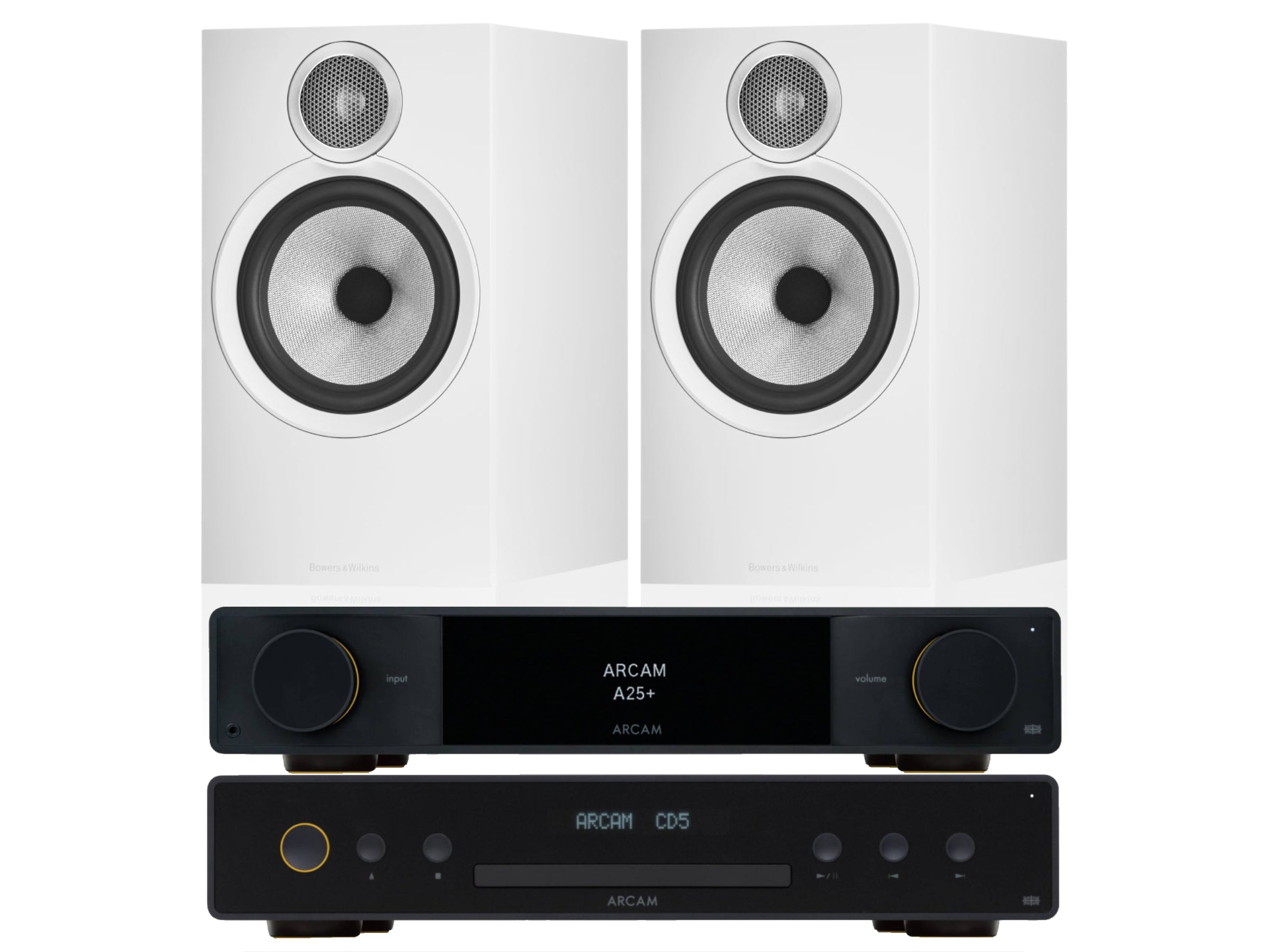 Arcam A25+ with CD5 CD Player & Bowers and Wilkins 606 S3 (2025 Model)