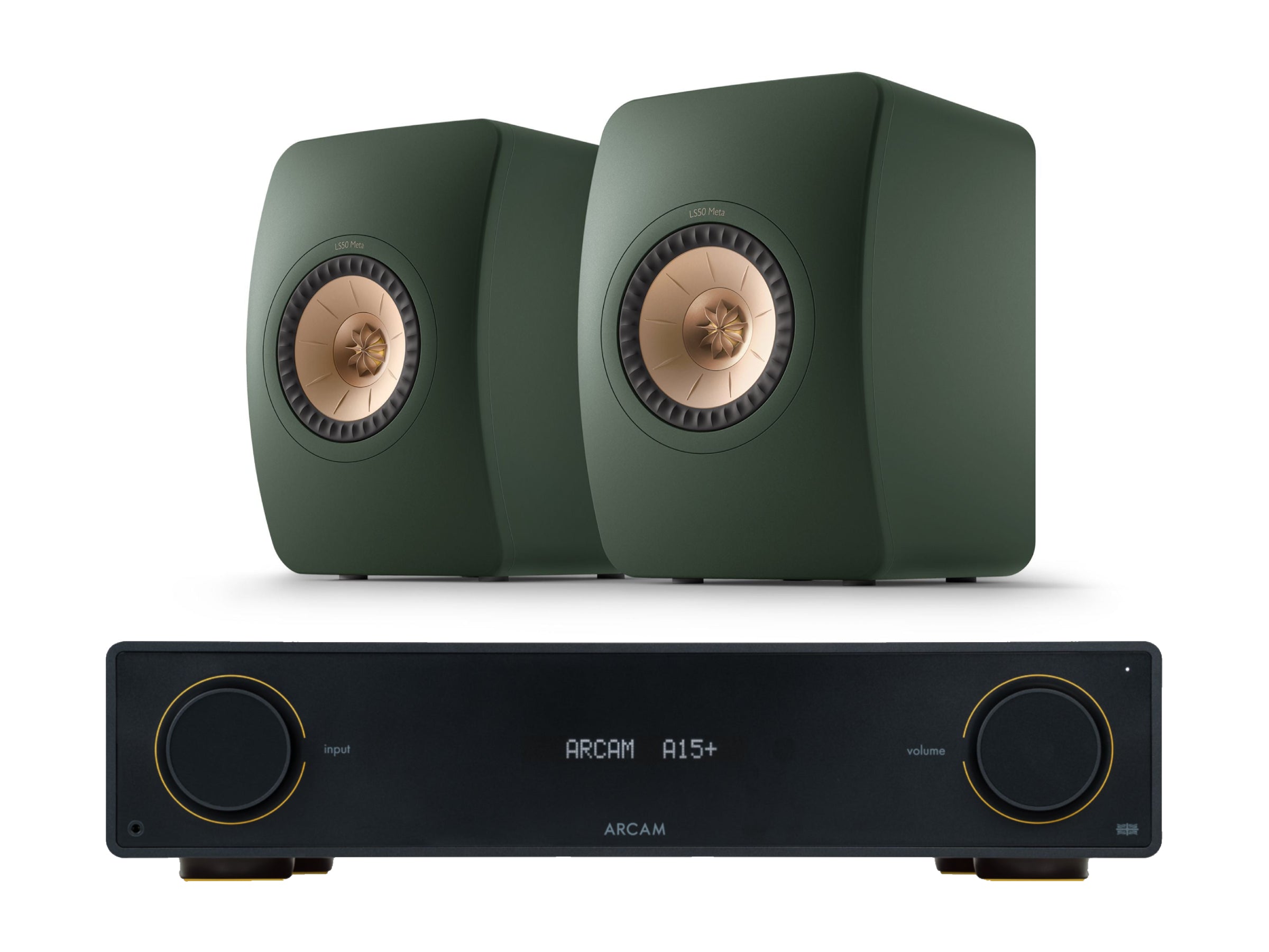 Arcam A15+ with KEF LS50 META