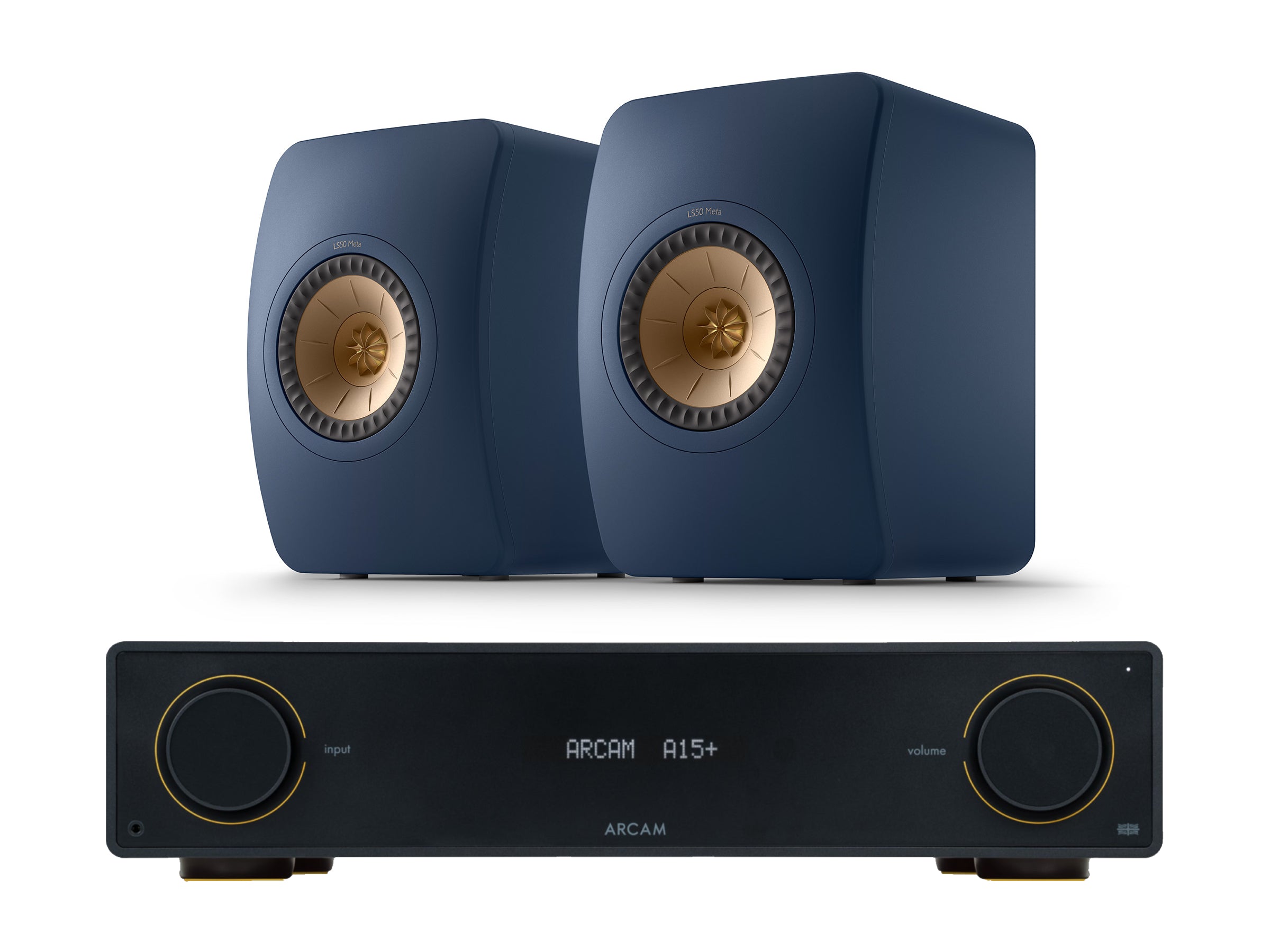 Arcam A15+ with KEF LS50 META