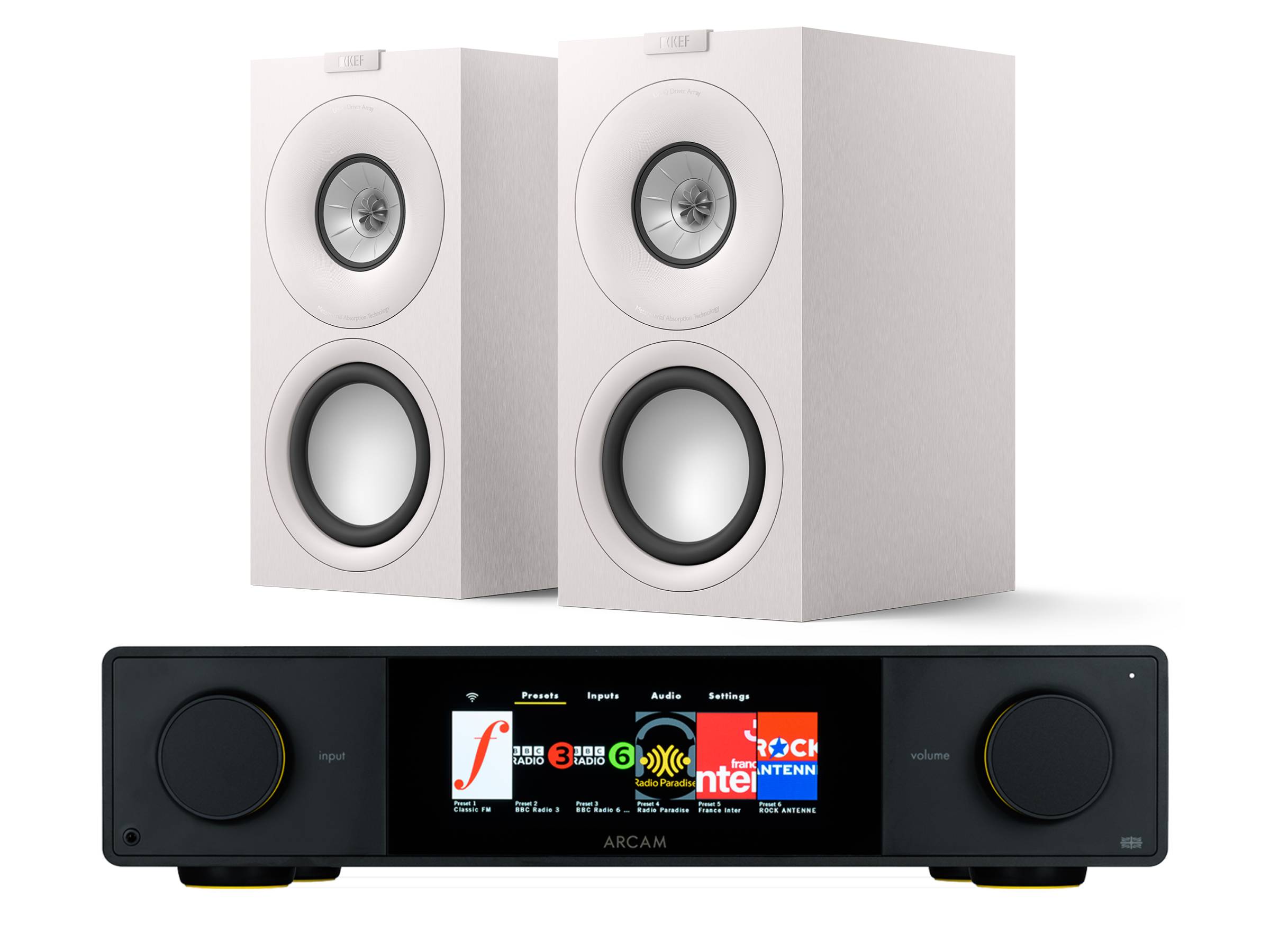 Arcam SA35 with KEF Q Concerto META Speakers