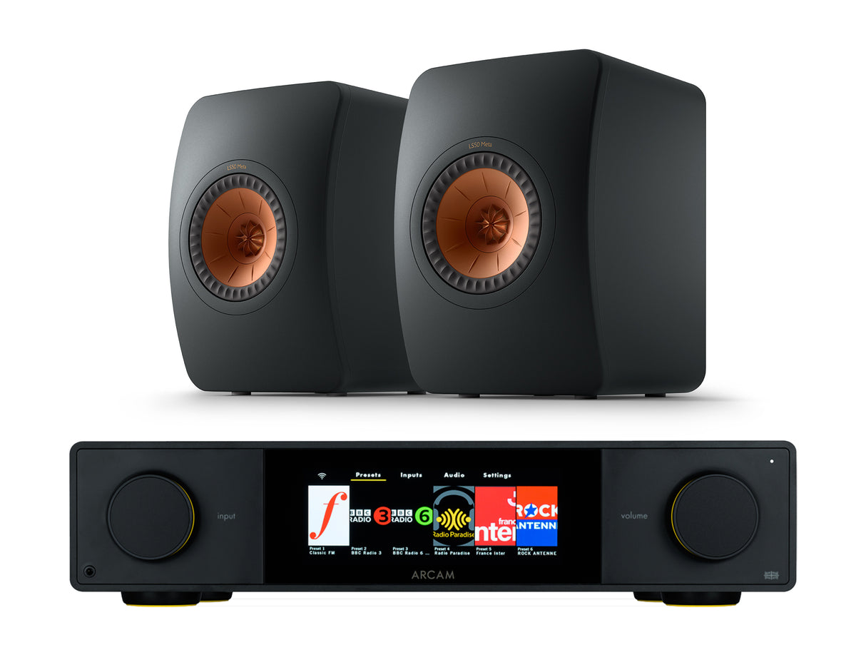 Arcam SA35 with KEF LS50 META