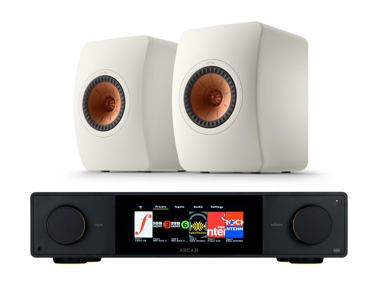 Arcam SA35 with KEF LS50 META