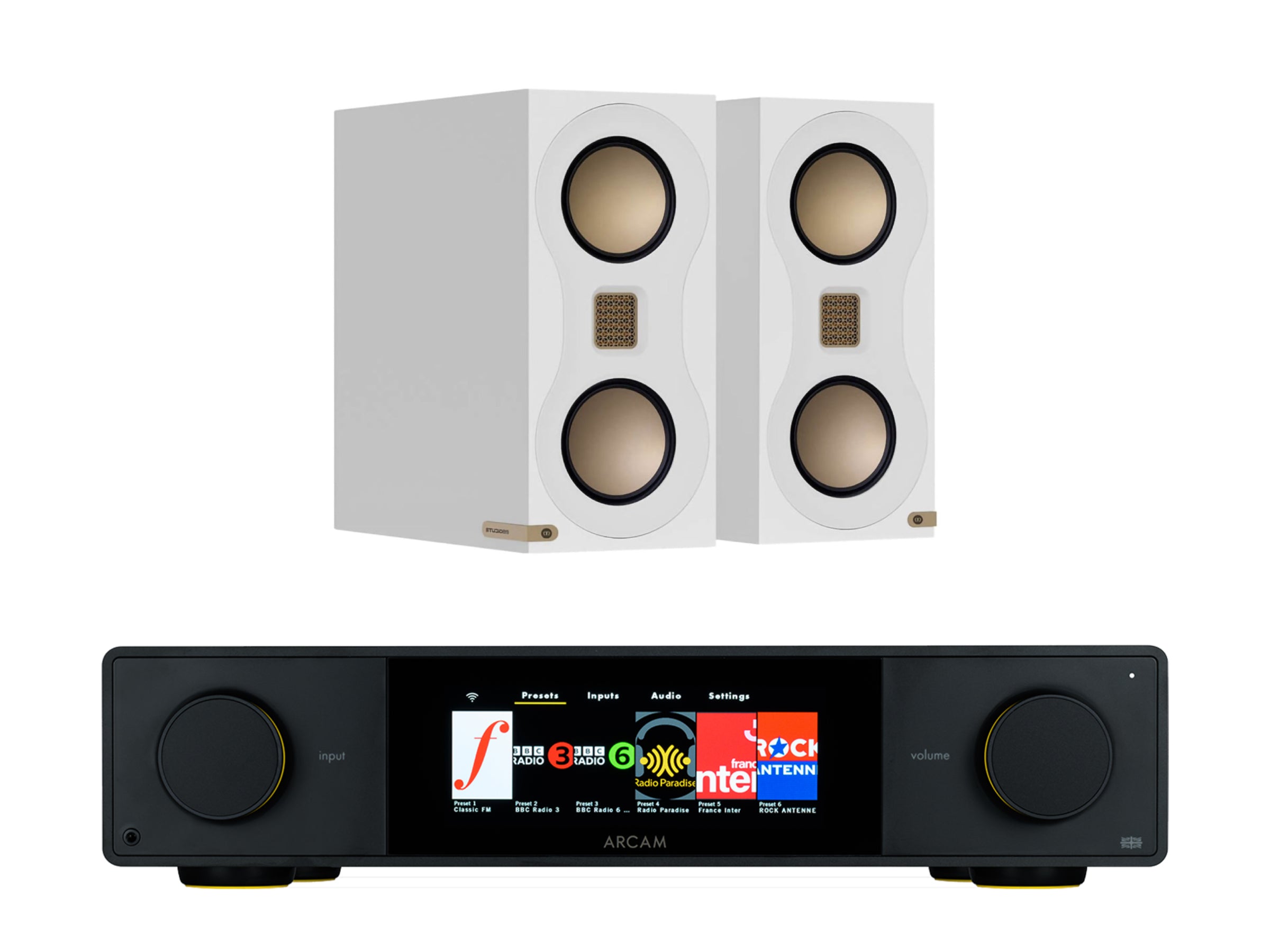 Arcam SA35 with Monitor Audio Studio 89 Speakers