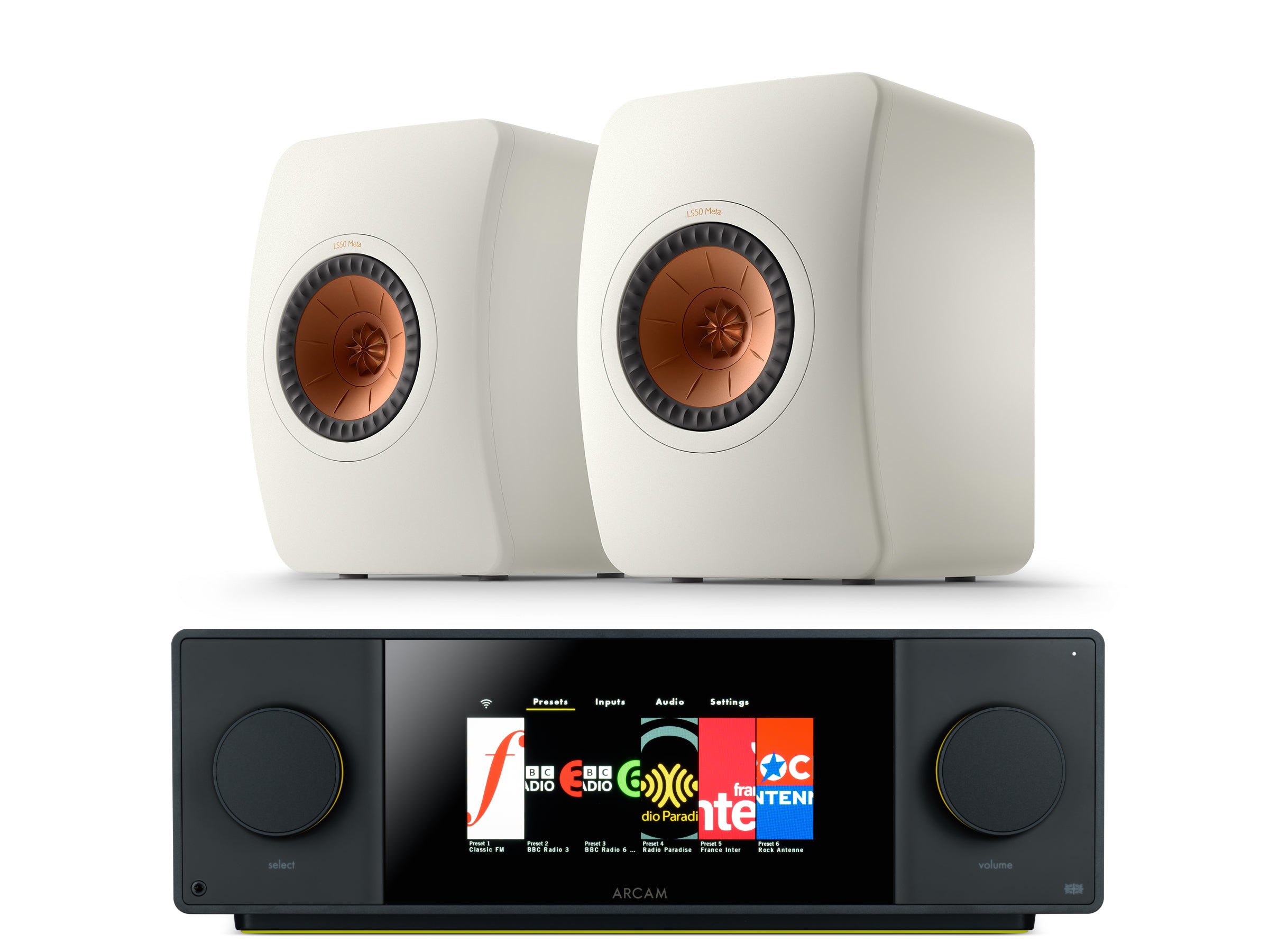 Arcam SA45 with KEF LS50 META