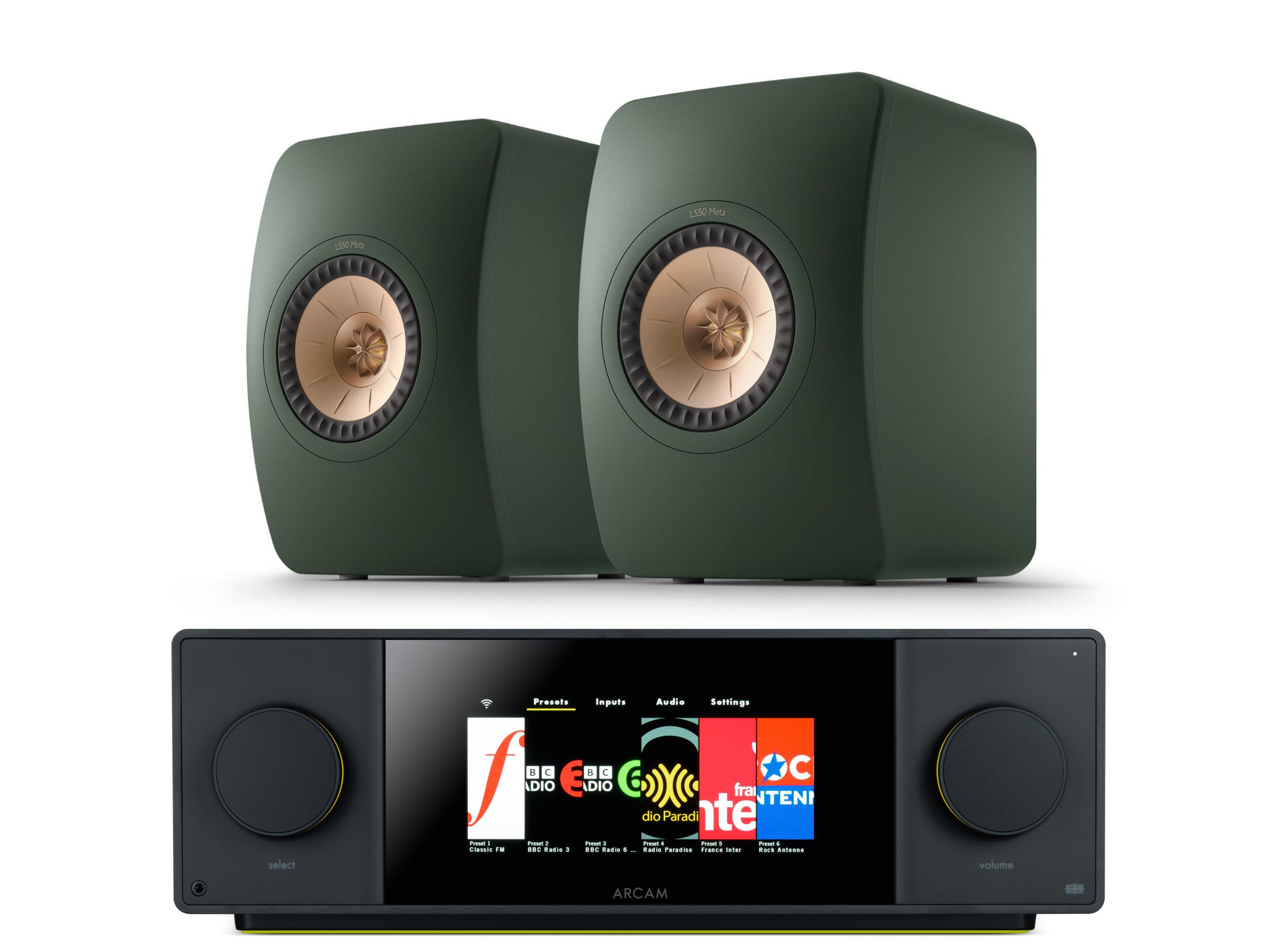 Arcam SA45 with KEF LS50 META