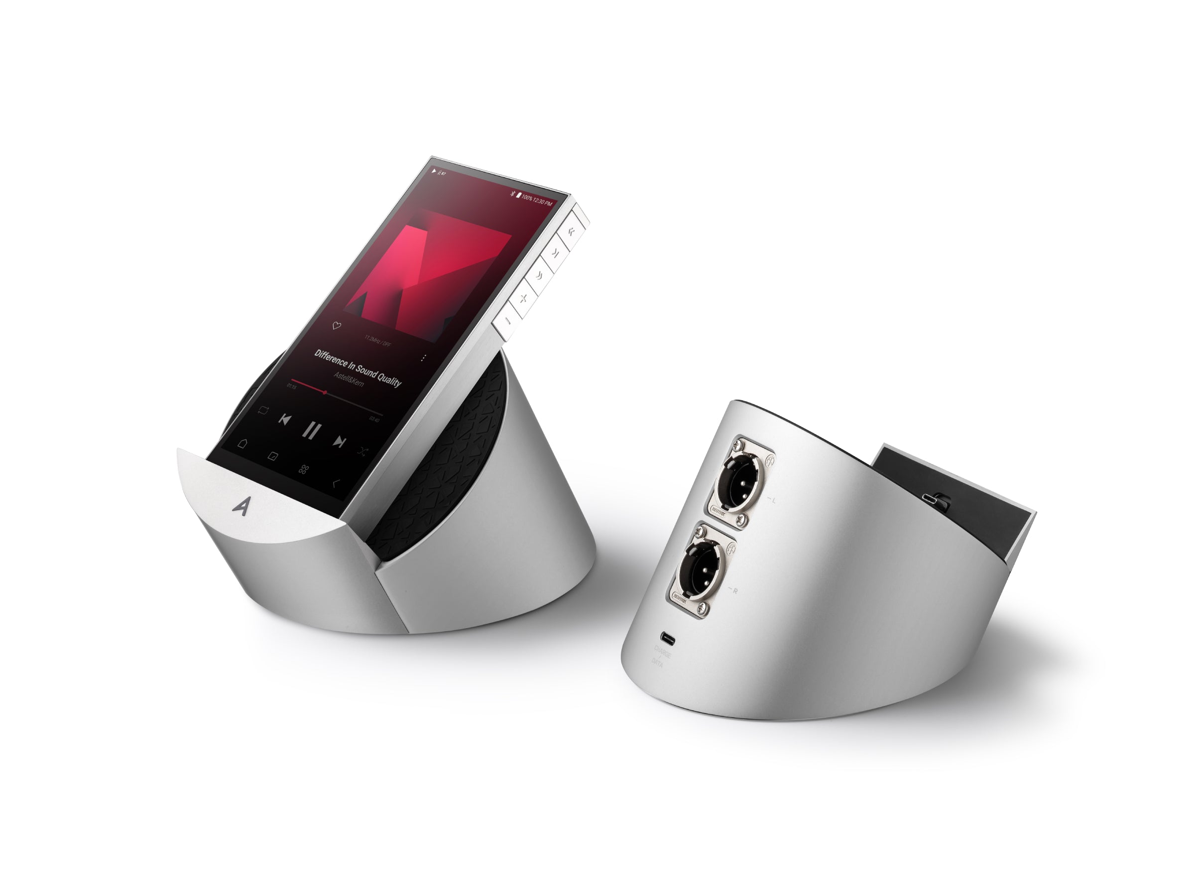 Astell&Kern PD10 デジタルオーディオプレーヤー 本体•クレードル Astell&Kern PD10 Digital Audio Player With Home Audio Hub - Silver