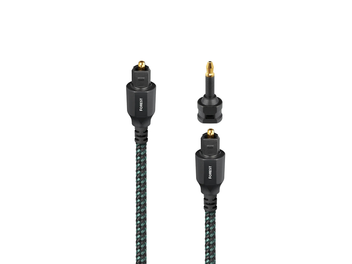 AudioQuest Forest Optical Cable (Toslink Fiber-Optic Cable + Mini-Adaptor)