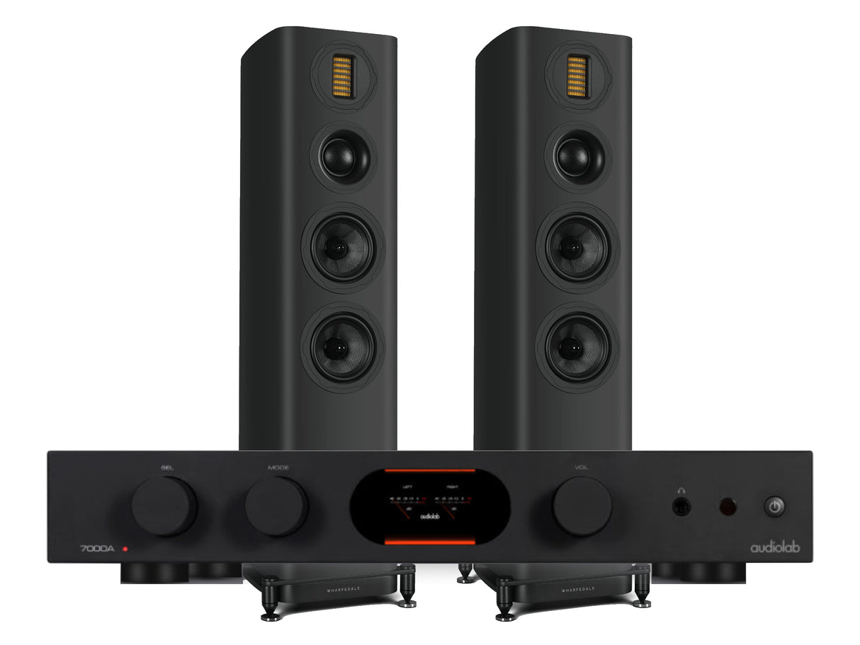 Audiolab 7000A with Wharfedale EVO 5.3 Floorstanding Speakers