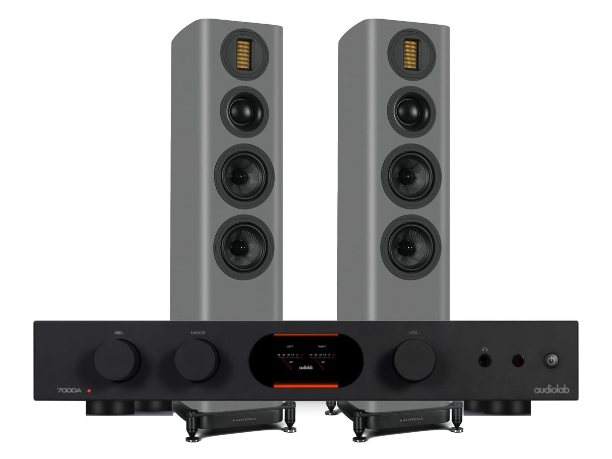 Audiolab 7000A with Wharfedale EVO 5.3 Floorstanding Speakers