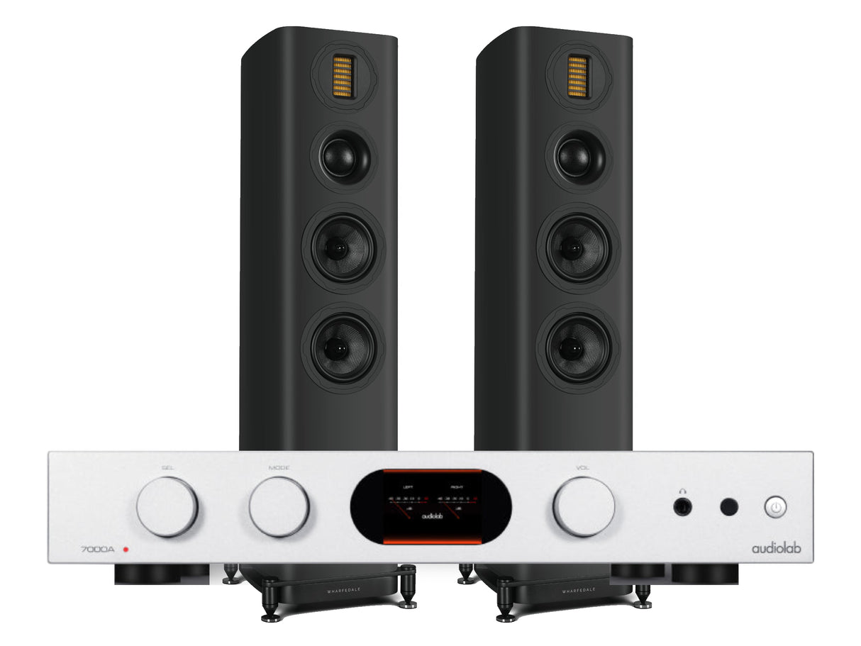 Audiolab 7000A with Wharfedale EVO 5.3 Floorstanding Speakers