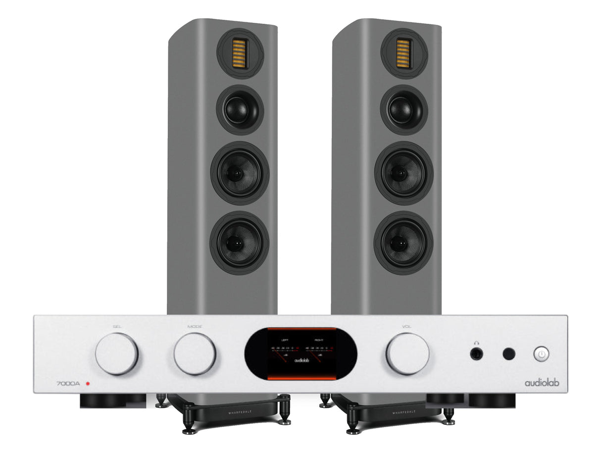 Audiolab 7000A with Wharfedale EVO 5.3 Floorstanding Speakers
