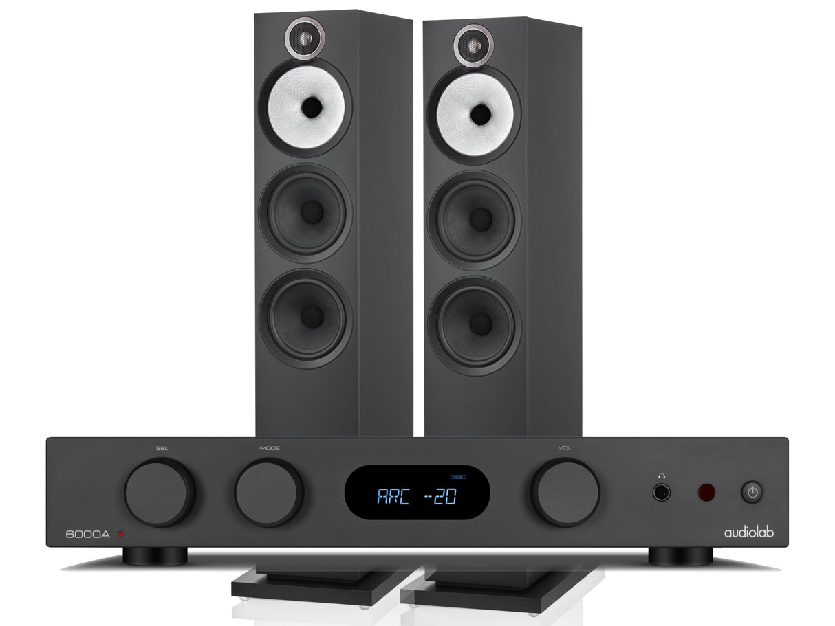 Audiolab 6000A MkII with Bowers & Wilkins 603 S3 Floorstanding Speakers