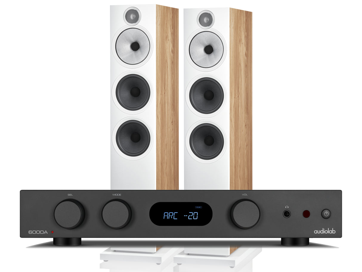 Audiolab 6000A MkII with Bowers & Wilkins 603 S3 Floorstanding Speakers