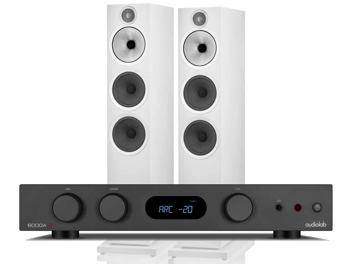 Audiolab 6000A MkII + Bowers & Wilkins 603 S3 + Cables