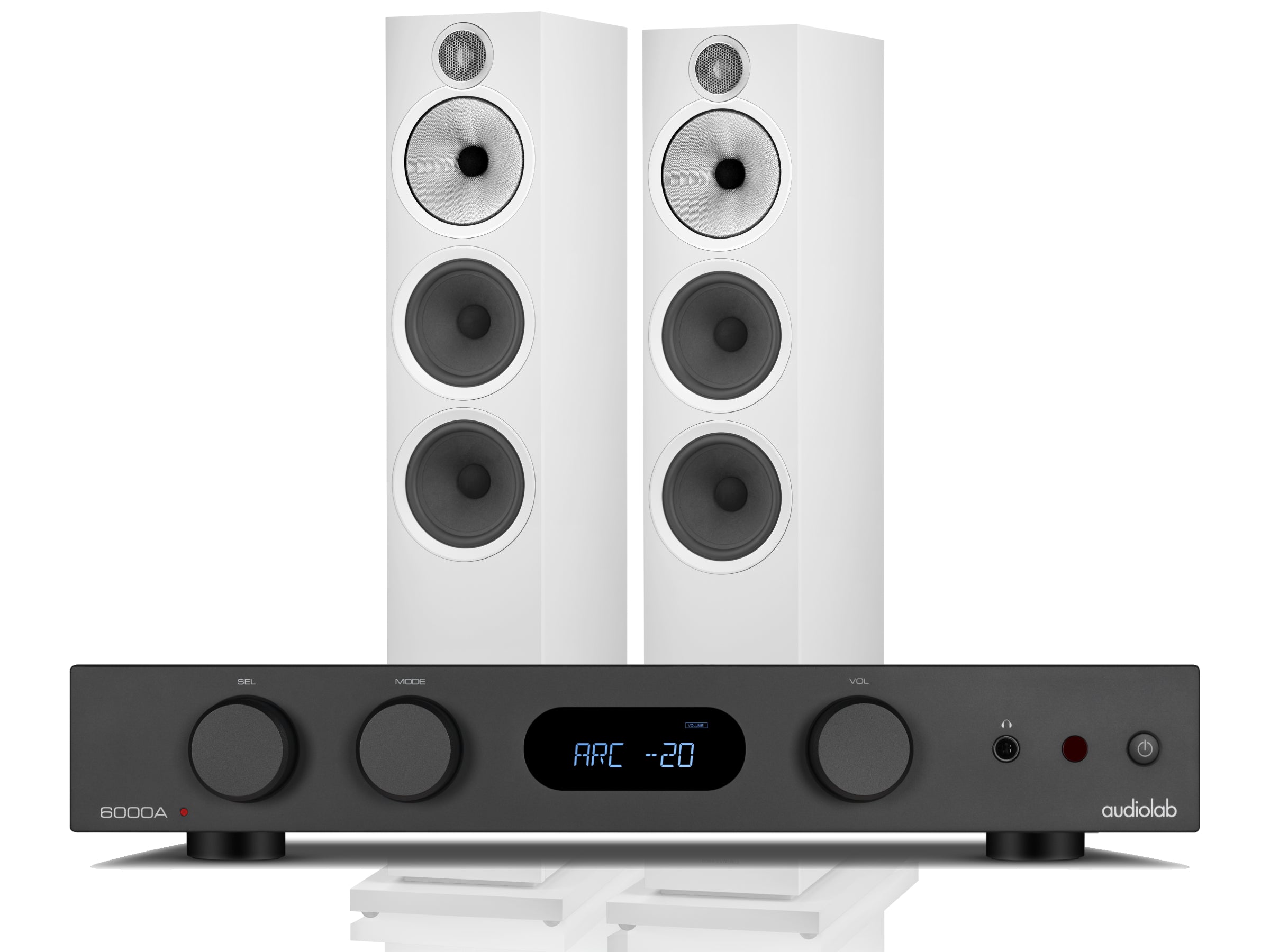 Audiolab 6000A MkII + Bowers & Wilkins 603 S3 Speakers