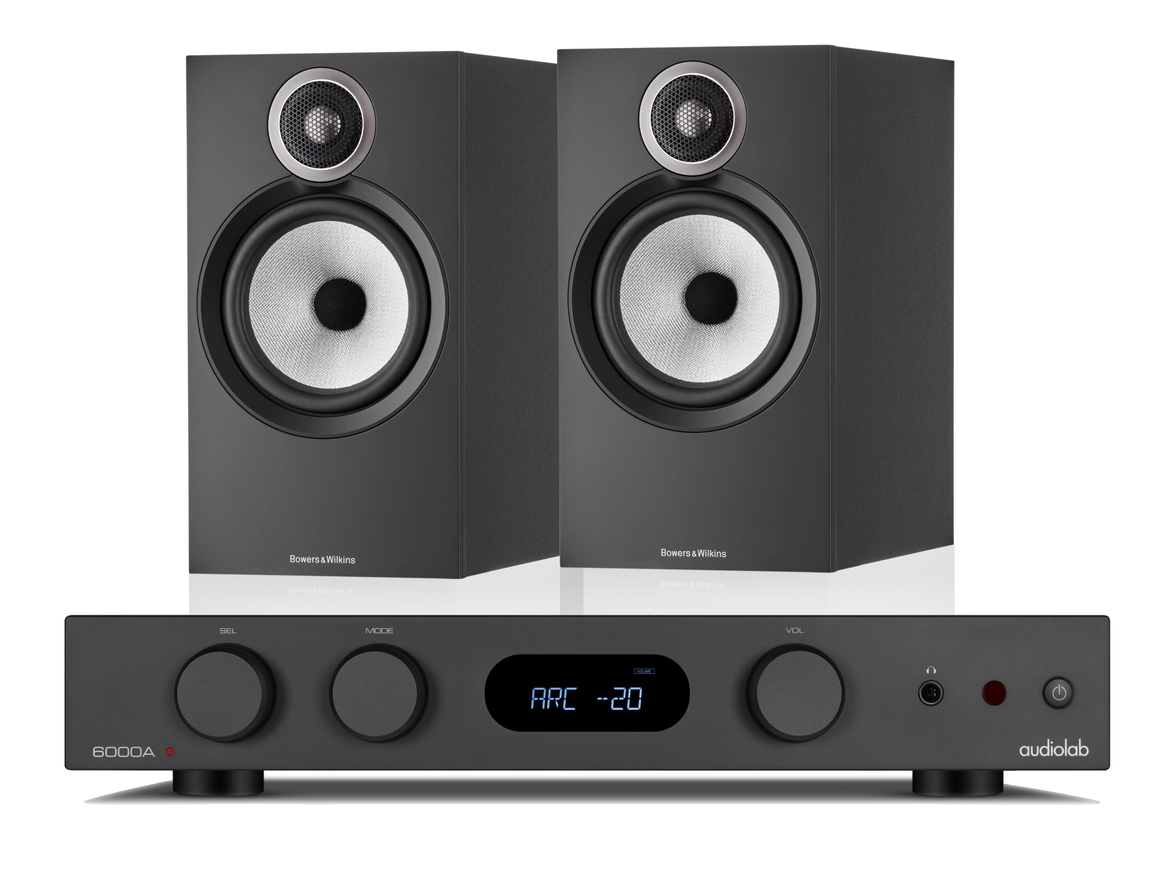 Audiolab 6000A MkII + Bowers & Wilkins 606 S3 Speakers