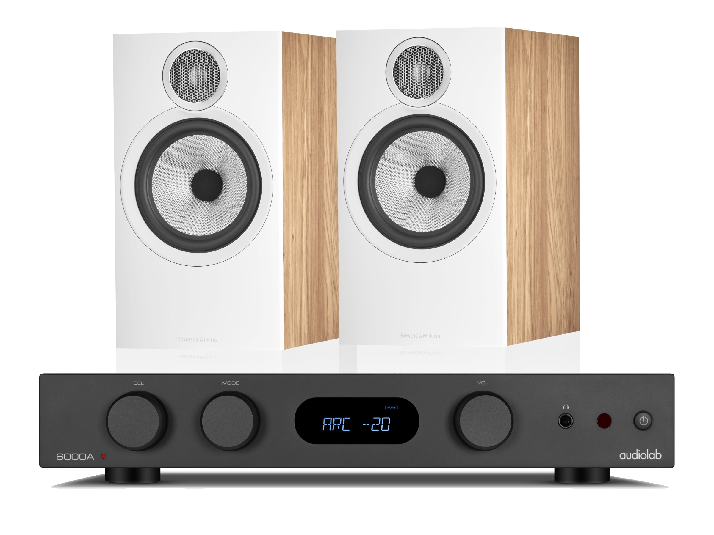 Audiolab 6000A MkII + Bowers & Wilkins 606 S3 Speakers