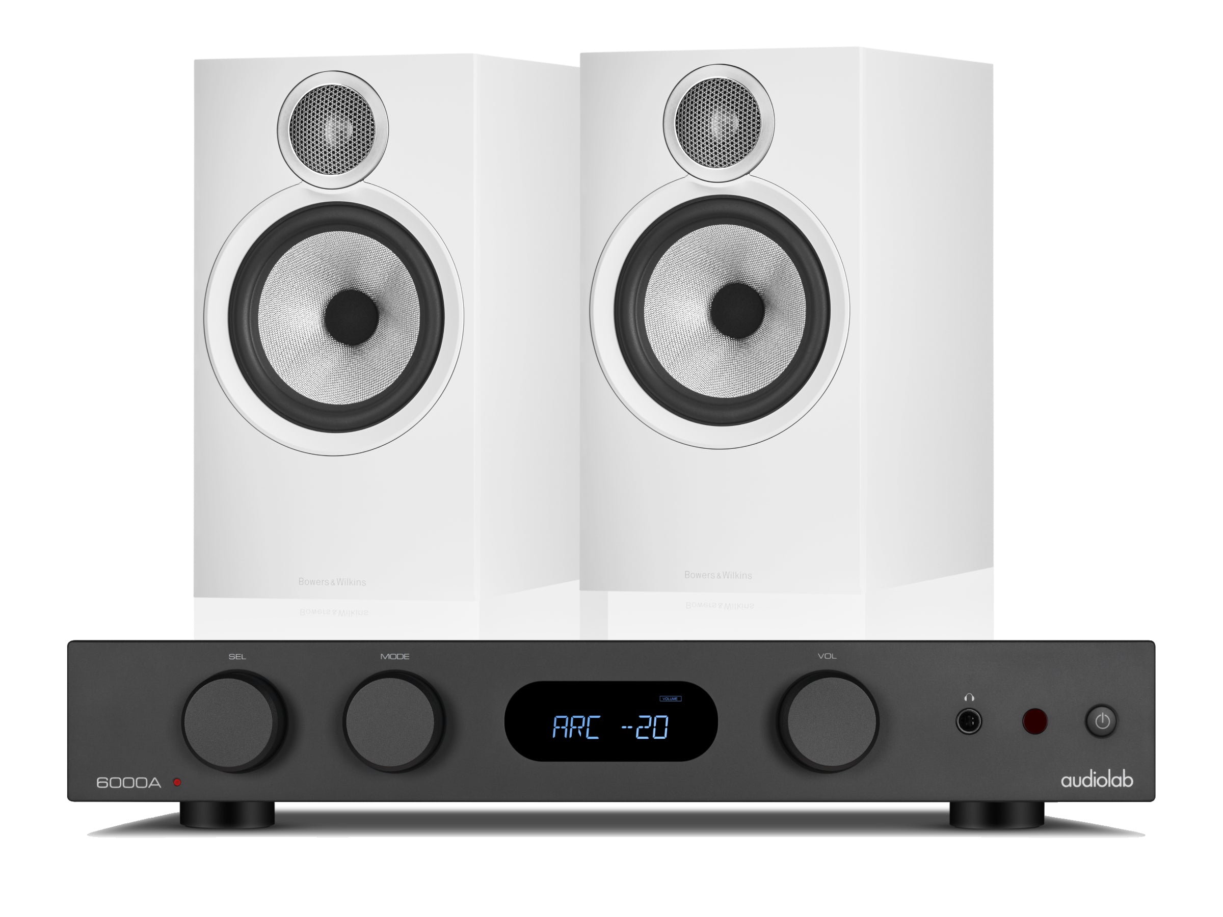 Audiolab 6000A MkII + Bowers & Wilkins 606 S3 Speakers