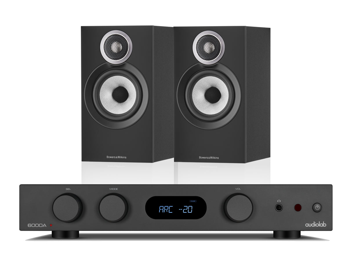 Audiolab 6000A MkII + Bowers & Wilkins 607 S3 + Cable