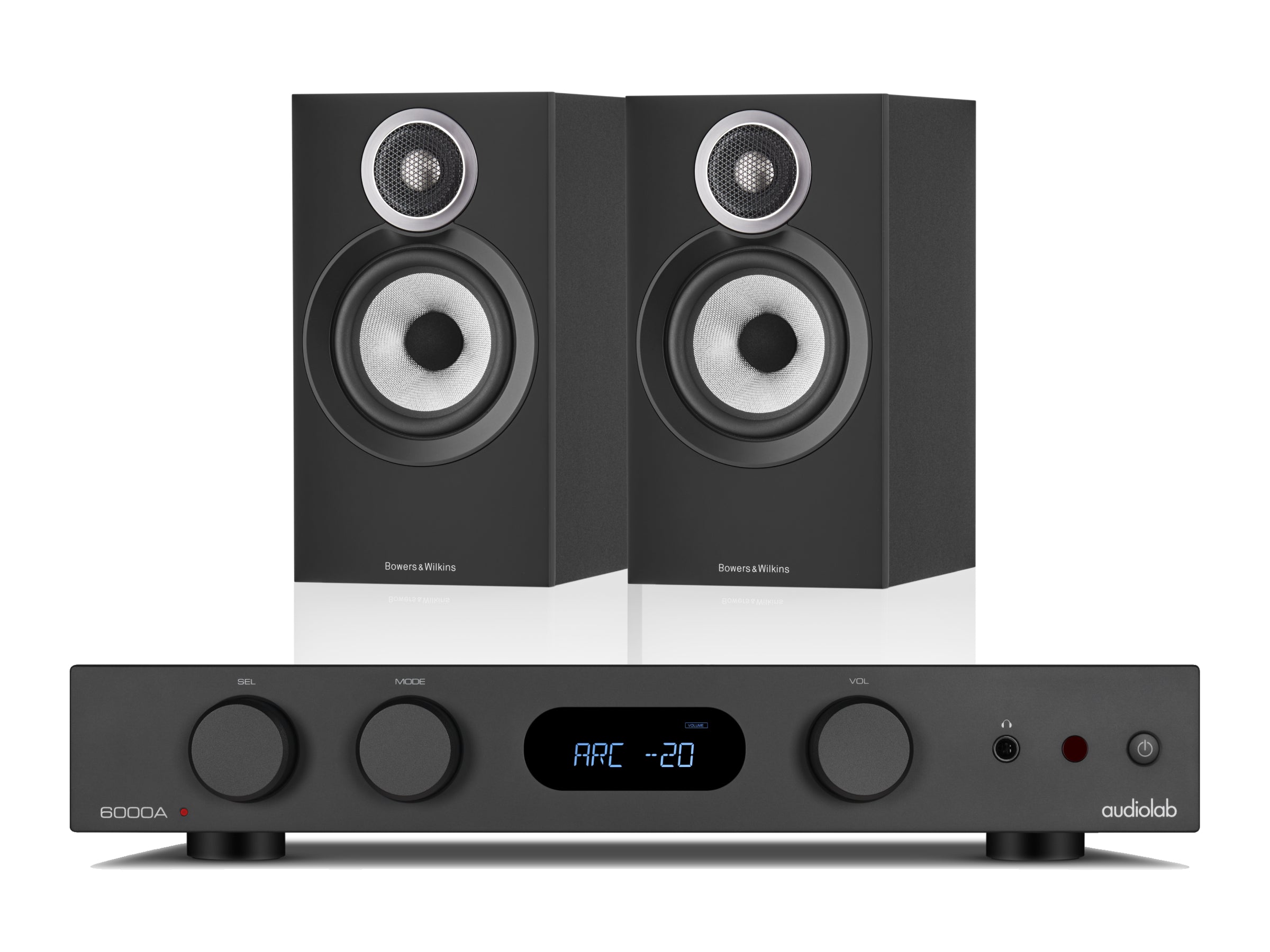Audiolab 6000A MkII + Bowers & Wilkins 607 S3 Speakers