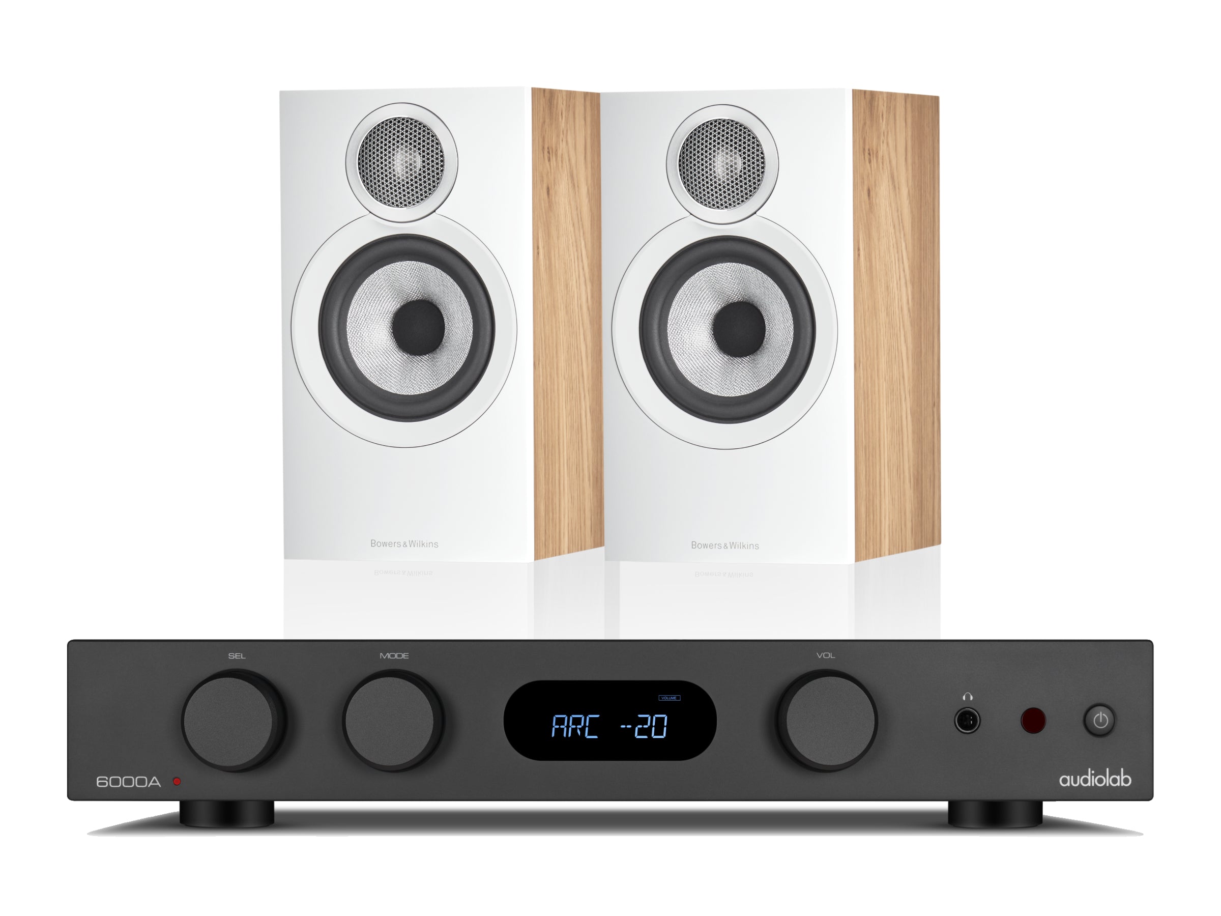 Audiolab 6000A MkII + Bowers & Wilkins 607 S3 Speakers