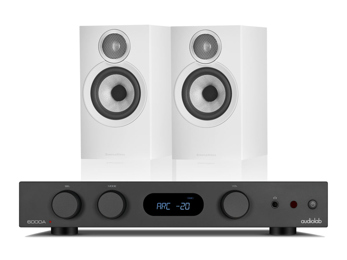 Audiolab 6000A MkII + Bowers & Wilkins 607 S3 + Cable