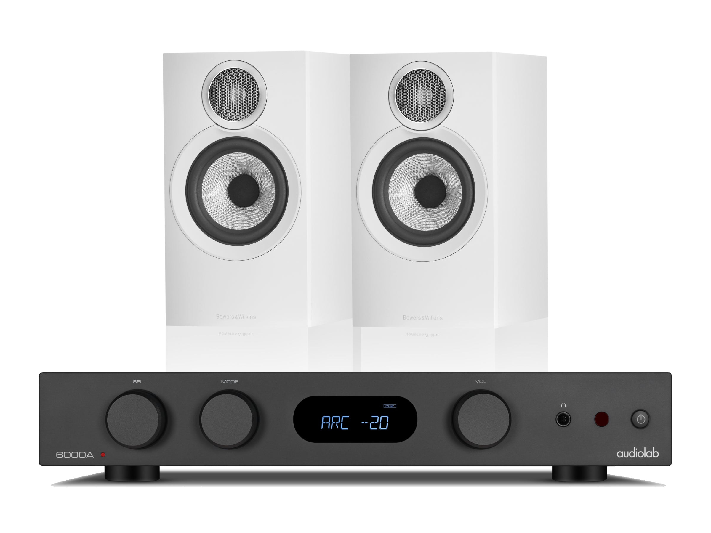 Audiolab 6000A MkII + Bowers & Wilkins 607 S3 Speakers