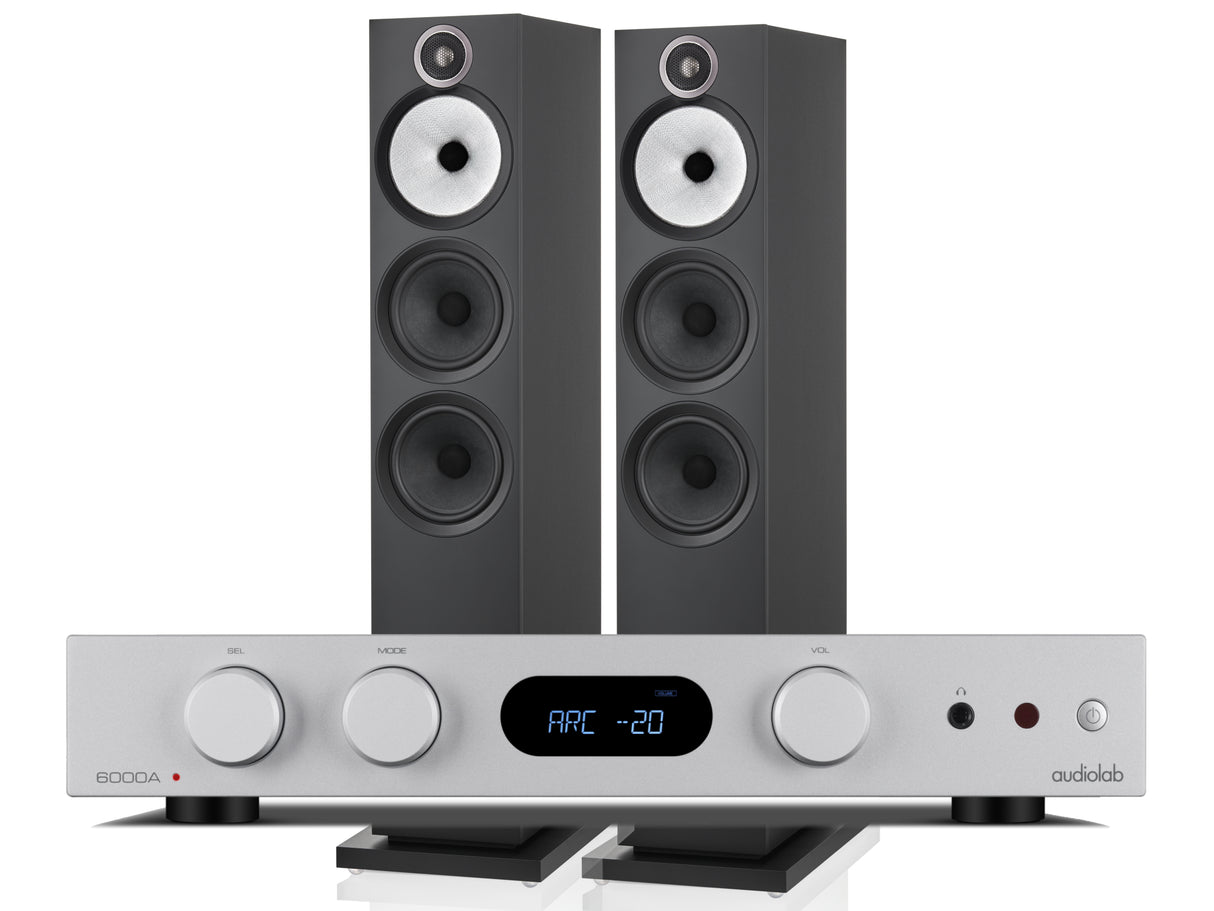 Audiolab 6000A MkII with Bowers & Wilkins 603 S3 Floorstanding Speakers