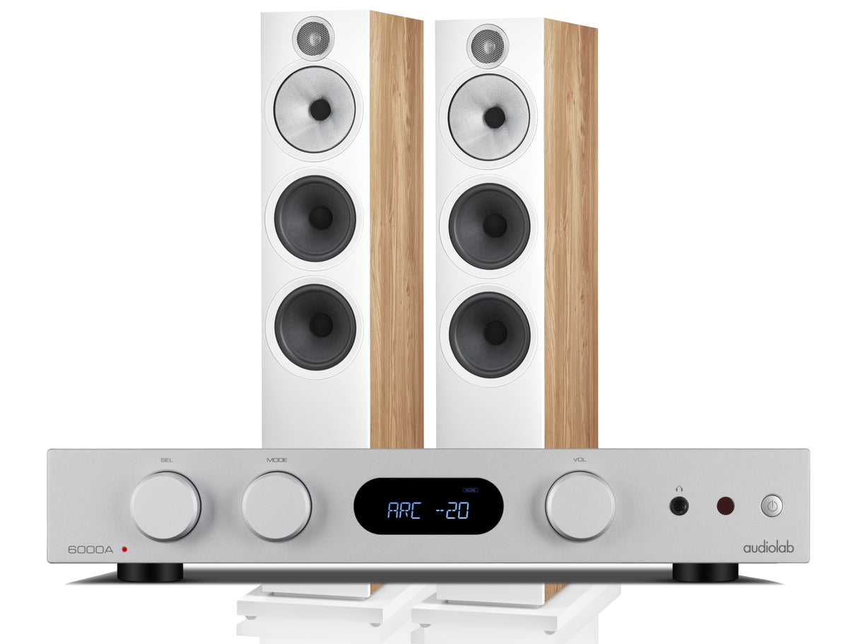 Audiolab 6000A MkII + Bowers & Wilkins 603 S3 + Cables