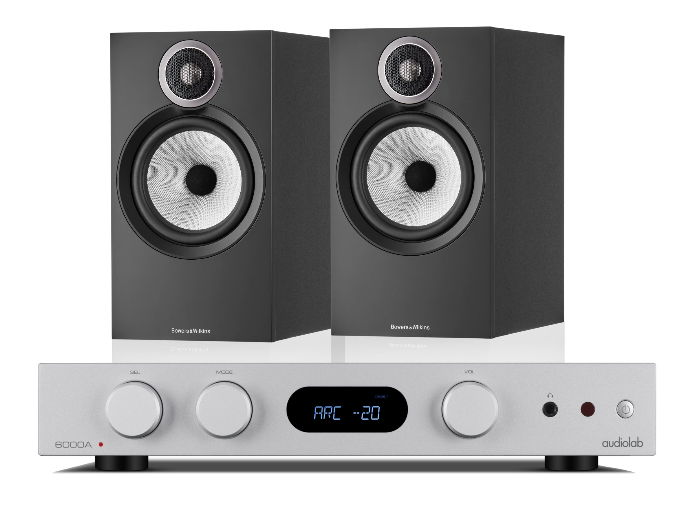 Audiolab 6000A MkII + Bowers & Wilkins 606 S3 Speakers