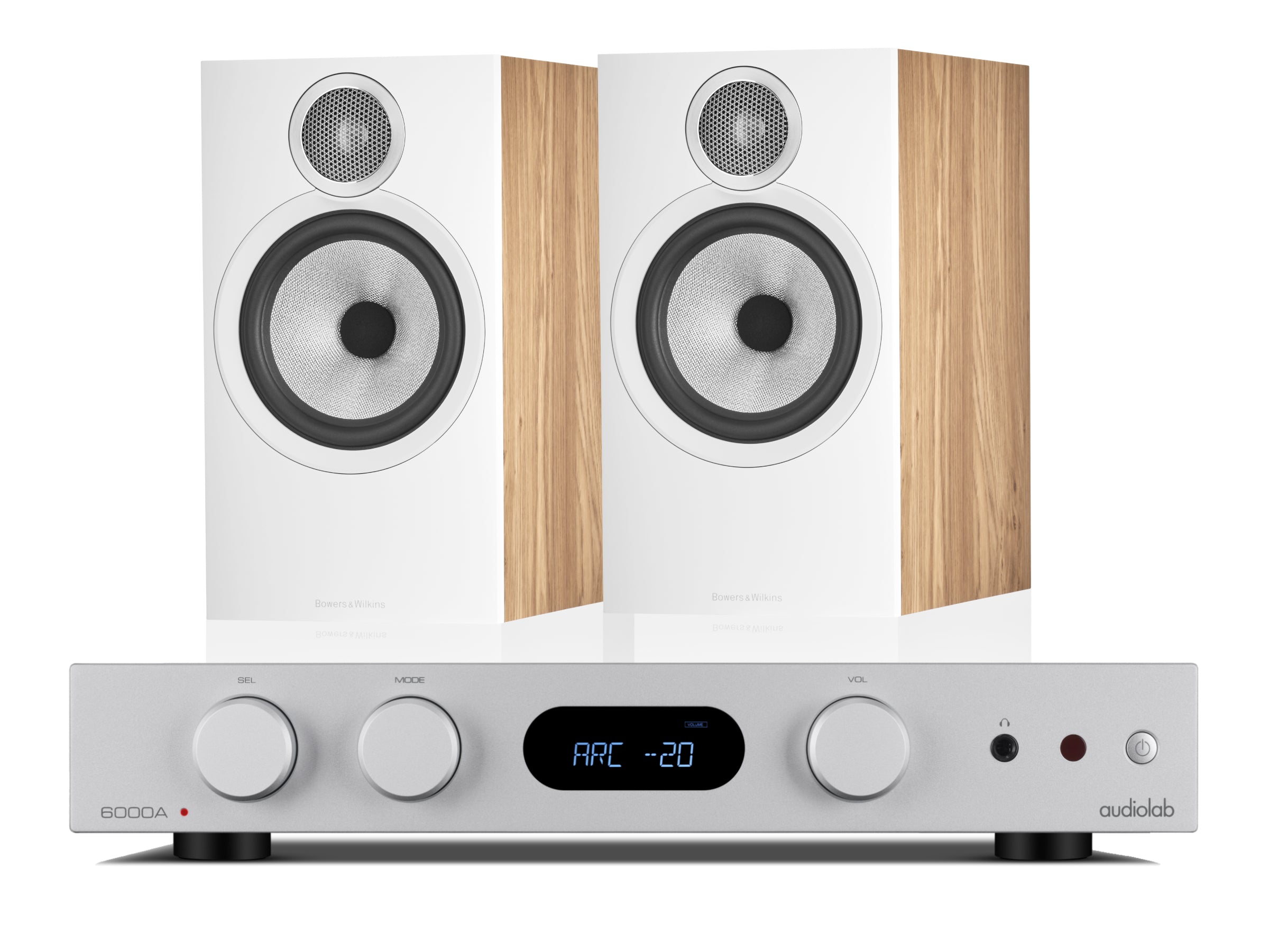 Audiolab 6000A MkII + Bowers & Wilkins 606 S3 Speakers