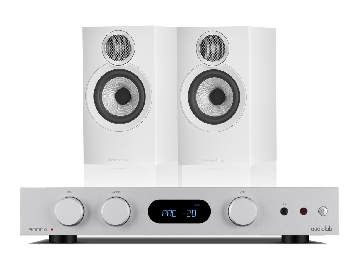 Audiolab 6000A MkII + Bowers & Wilkins 607 S3 + Cable