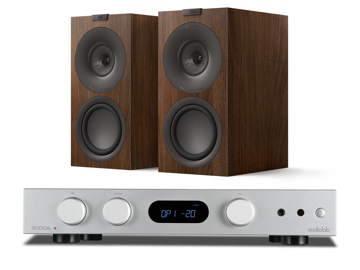 Audiolab 6000A + KEF Q Concerto + Cables