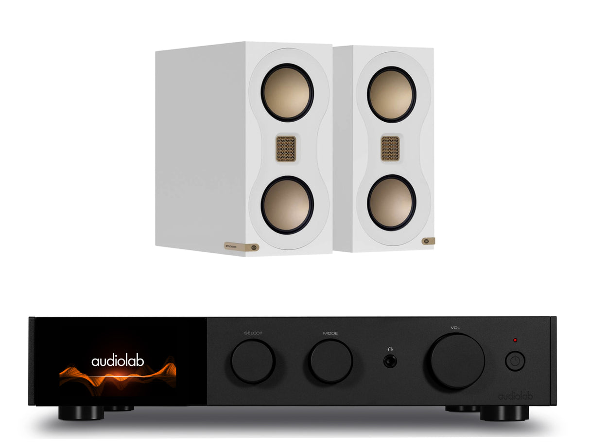 Audiolab 9000A with Monitor Audio Studio 89 Speakers