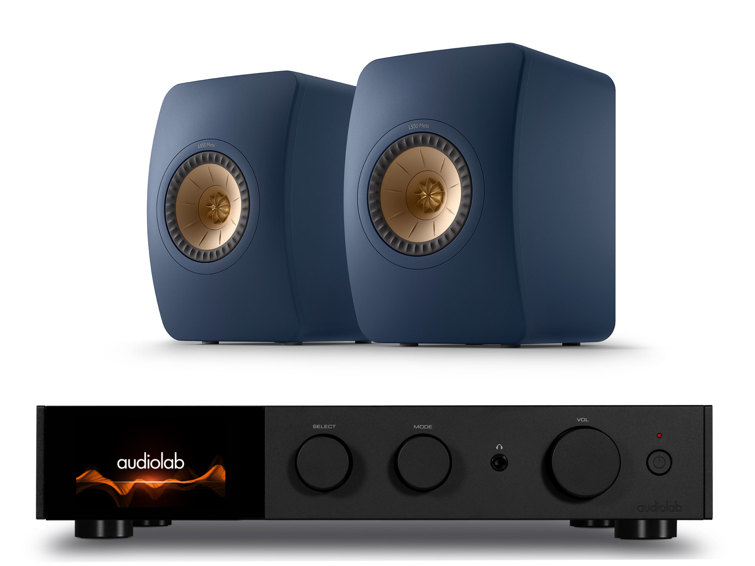 Audiolab 9000A + KEF LS50 META