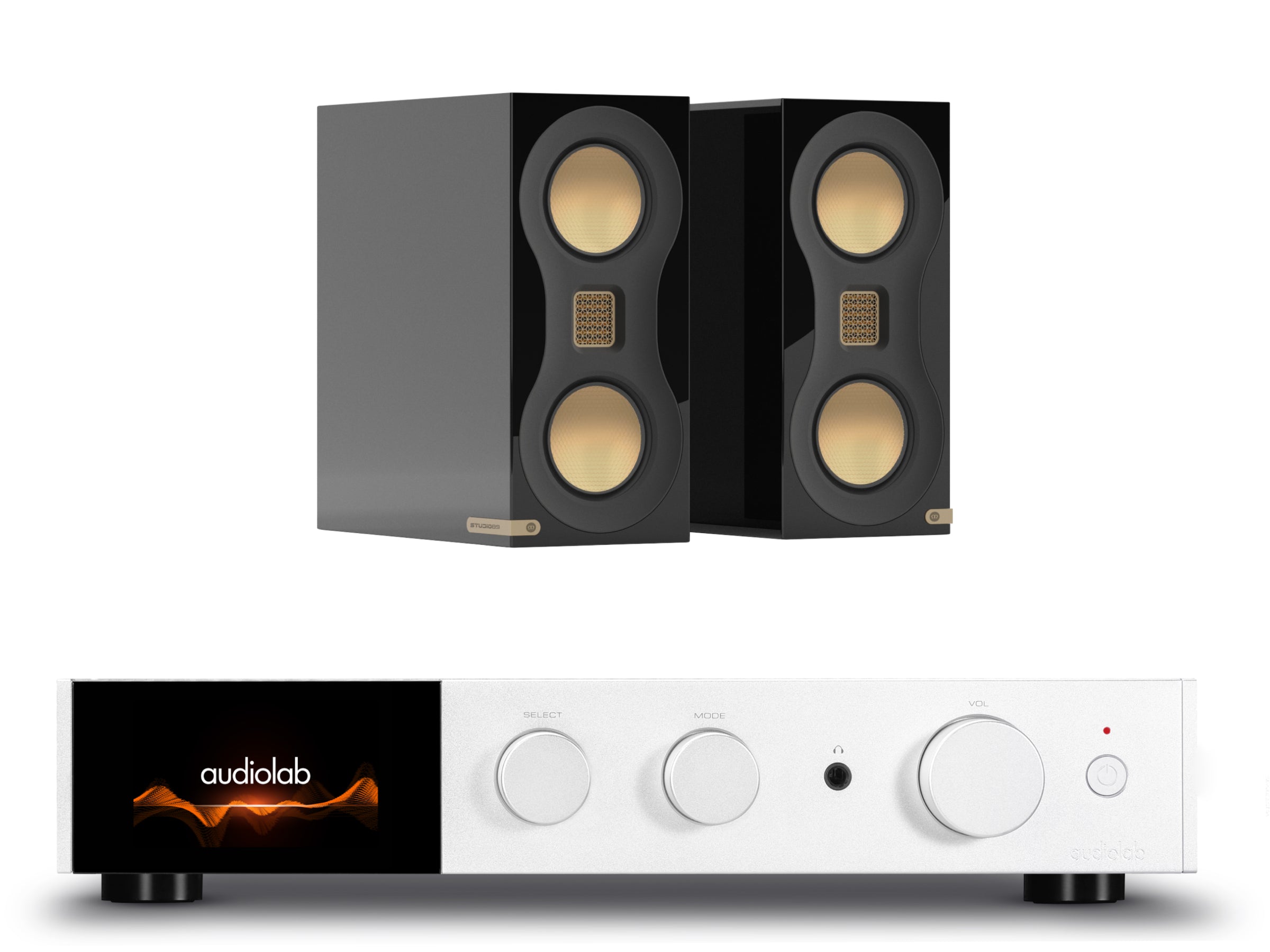 Audiolab 9000A with Monitor Audio Studio 89 Speakers