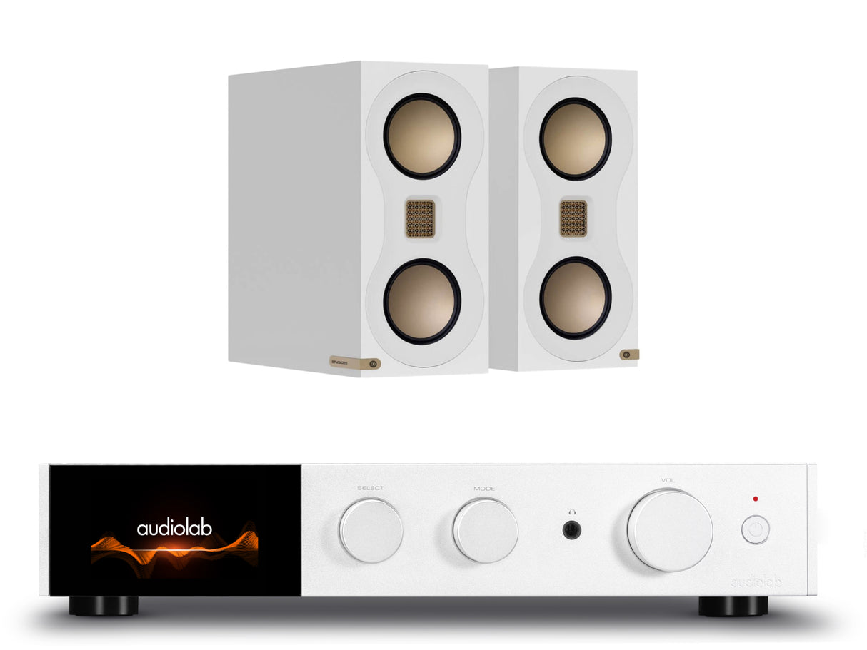 Audiolab 9000A with Monitor Audio Studio 89 Speakers