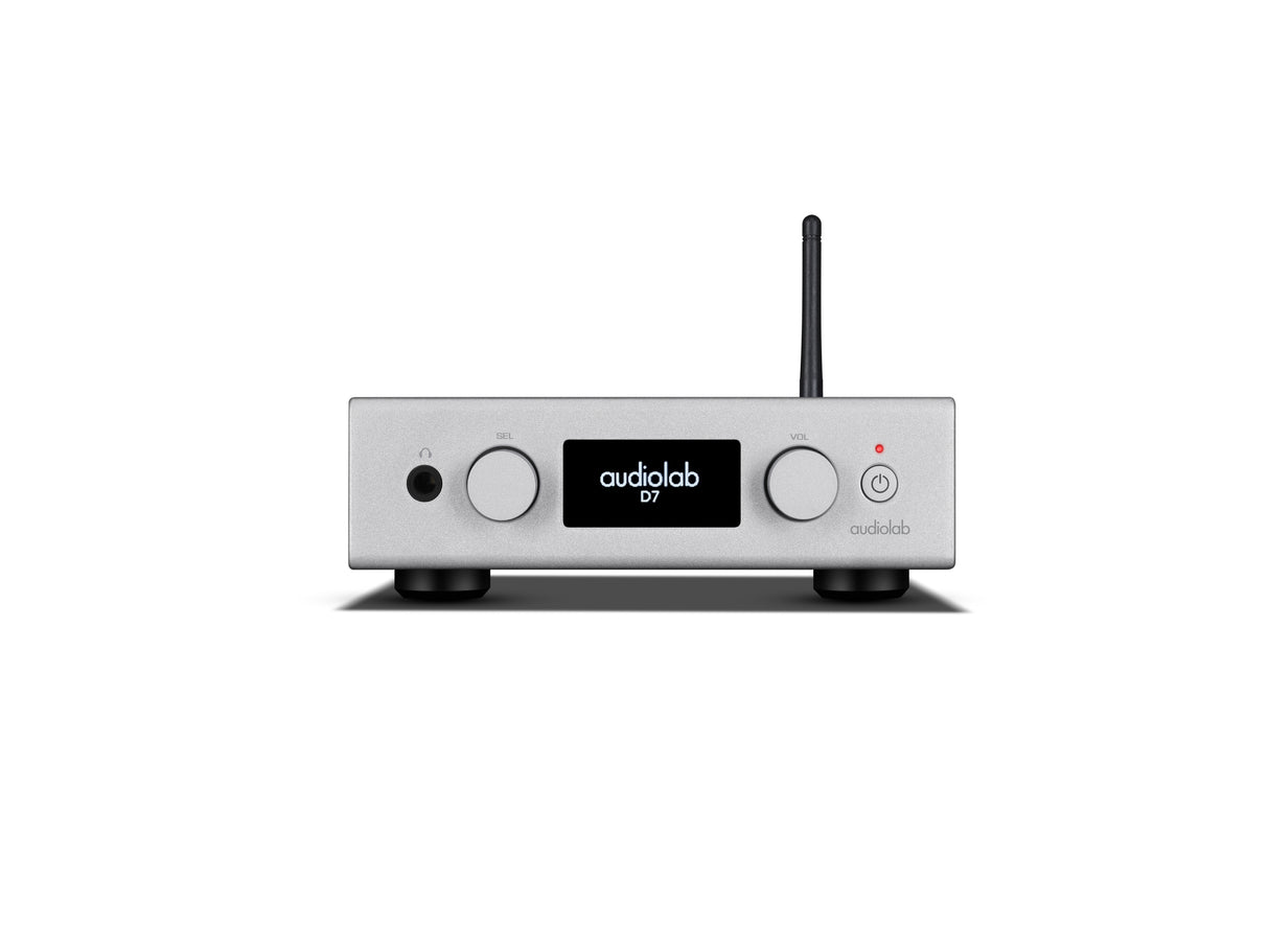 Audiolab D7 DAC Headphone Amplifier with Meze 105 Silva Open-back Headphones