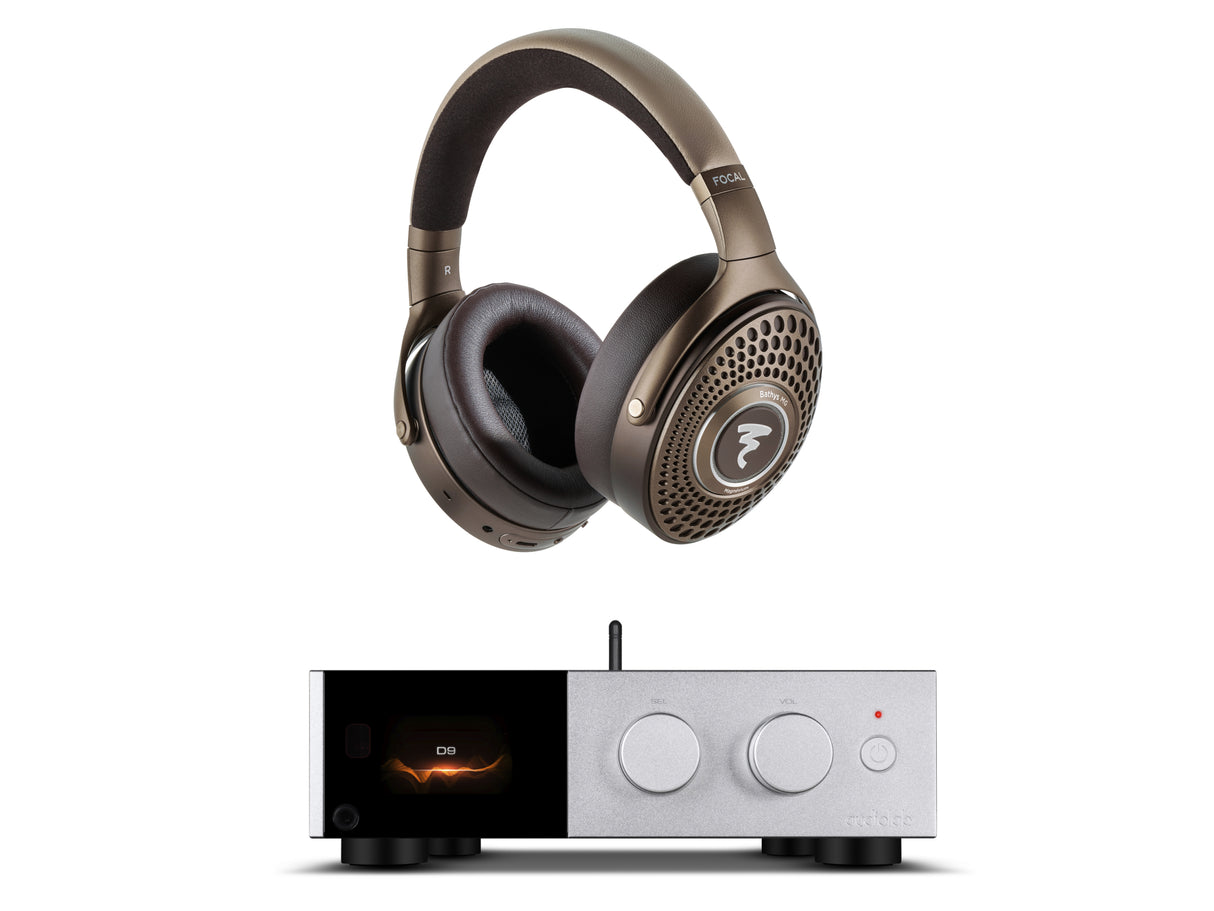 Audiolab D9 DAC Headphone Amplifier with Focal Bathys MG Closed-Back Headphones