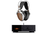 Audiolab D9 DAC Headphone Amplifier with Meze Poet Open-Back Headphones