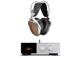 Audiolab D9 DAC Headphone Amplifier with Meze Poet Open-Back Headphones