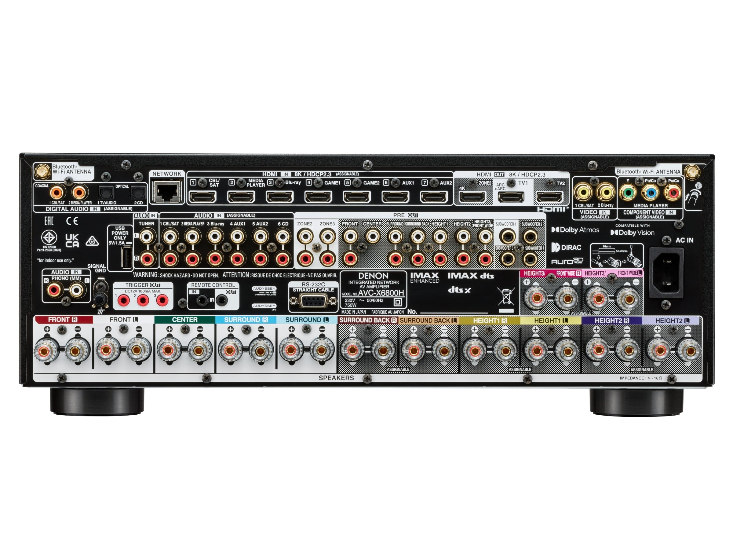 Denon AVC-X6800H 11.4ch AV Amplifier – Doug Brady HiFi