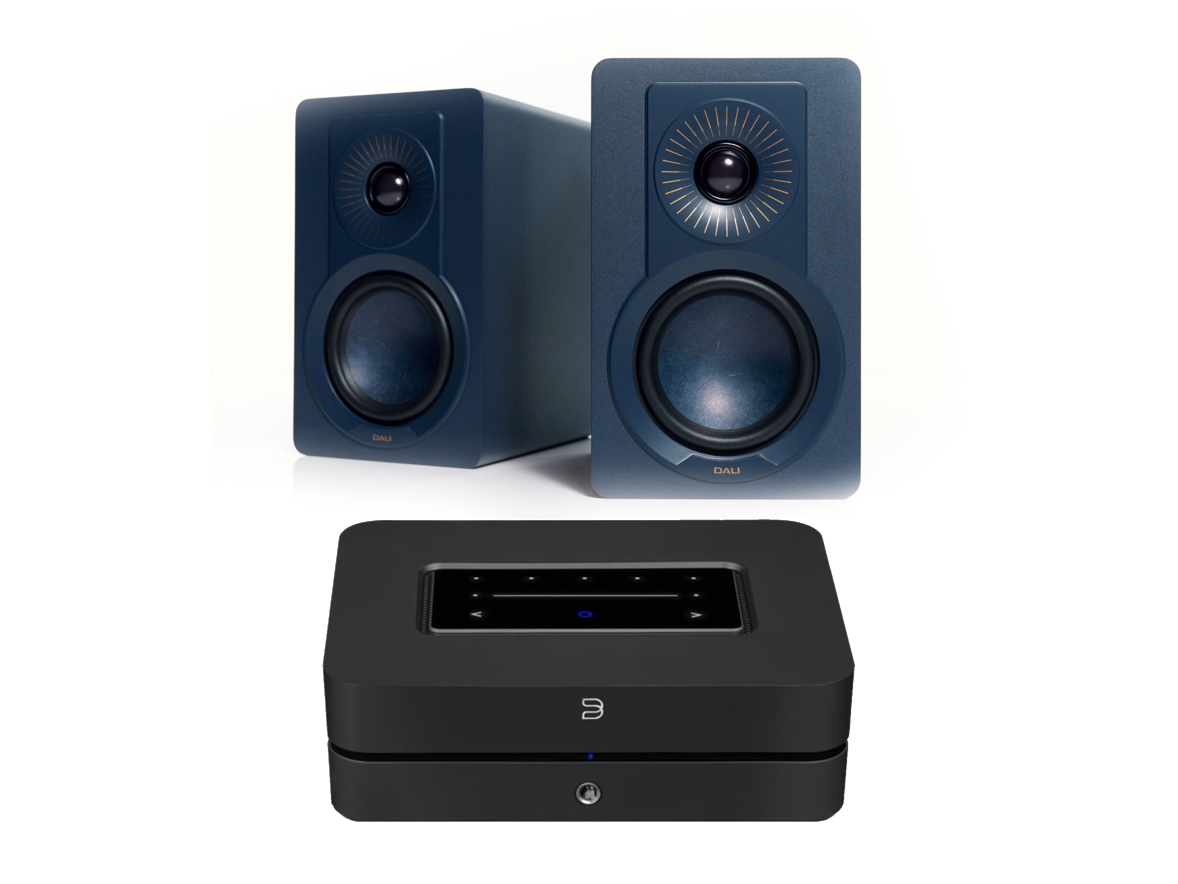 Bluesound Powernode (N331) with DALI Kupid Bookshelf Speaker (2025 Model)