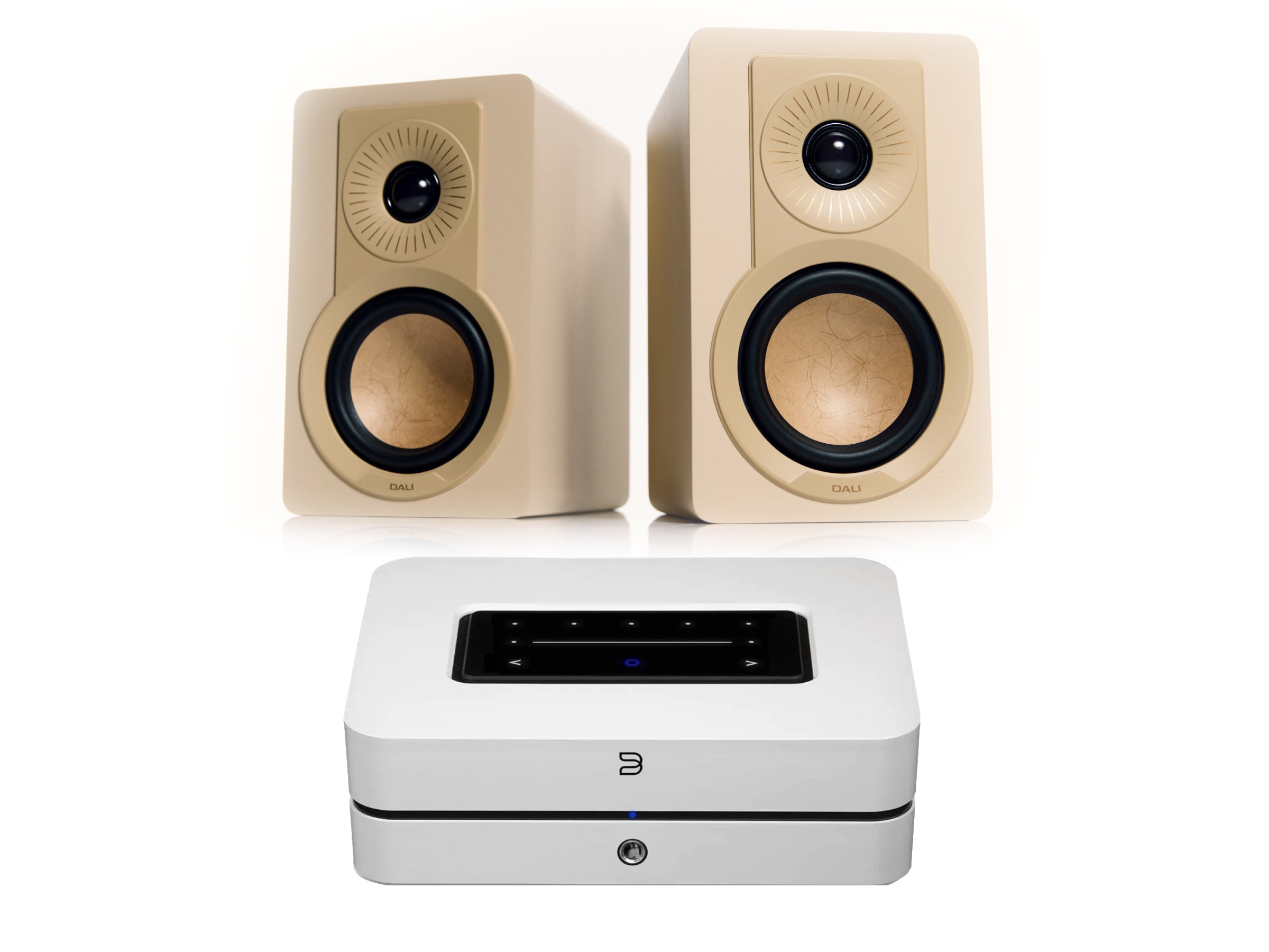 Bluesound Powernode (N331) with DALI Kupid Bookshelf Speaker (2025 Model)