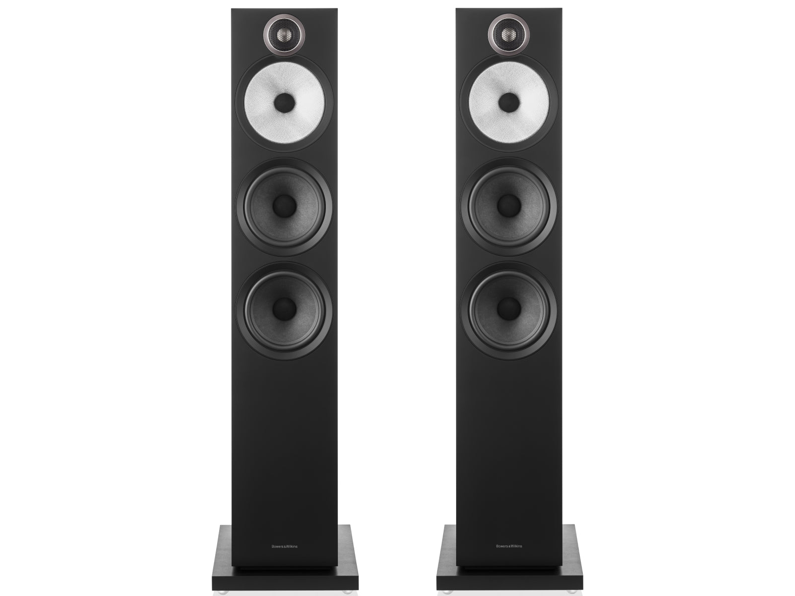 Bowers & Wilkins 603 S3 Speakers Black Front  View