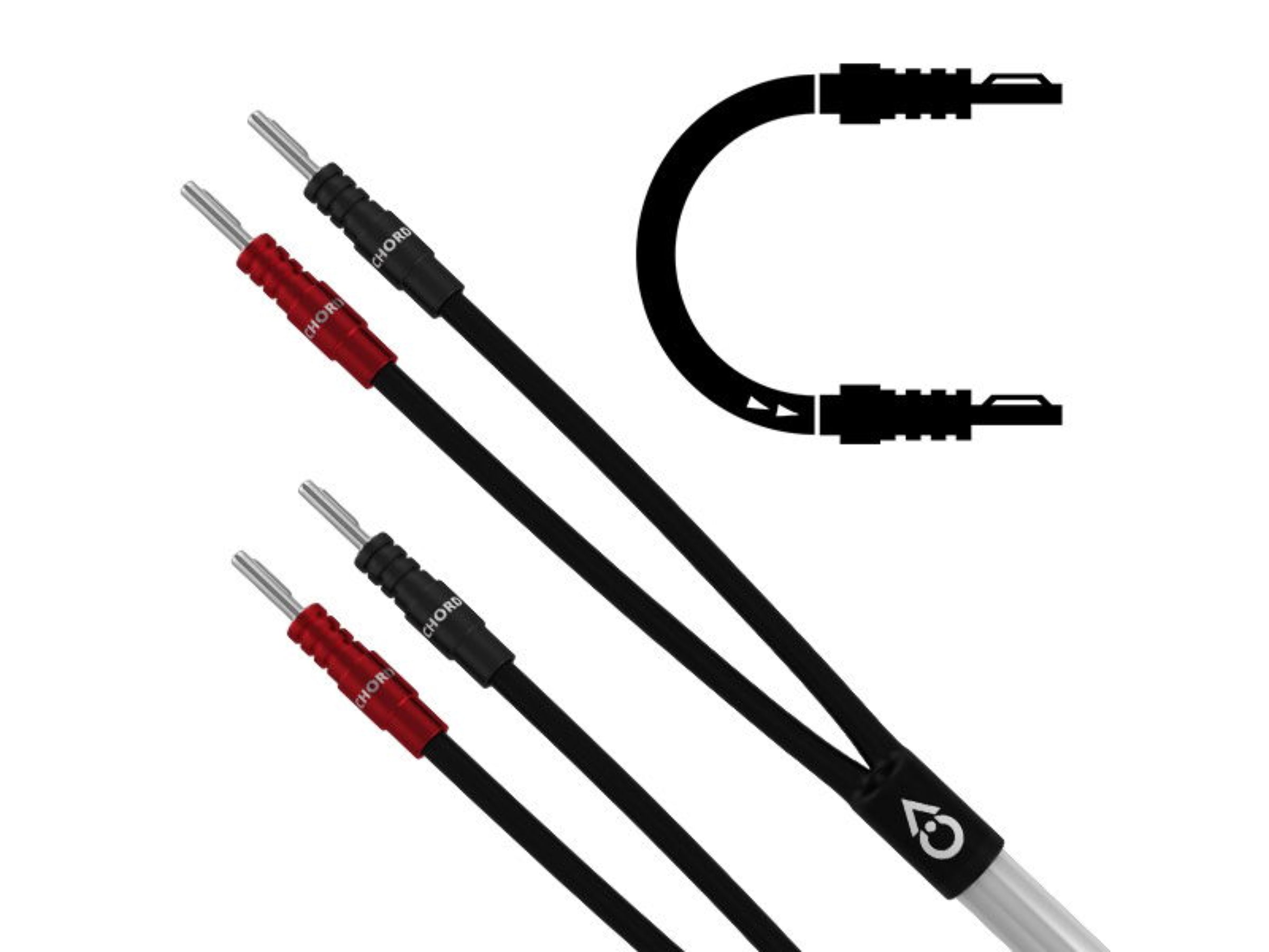 Chord ClearwayX Speaker Cable - Terminated Pair (Banana to Banana