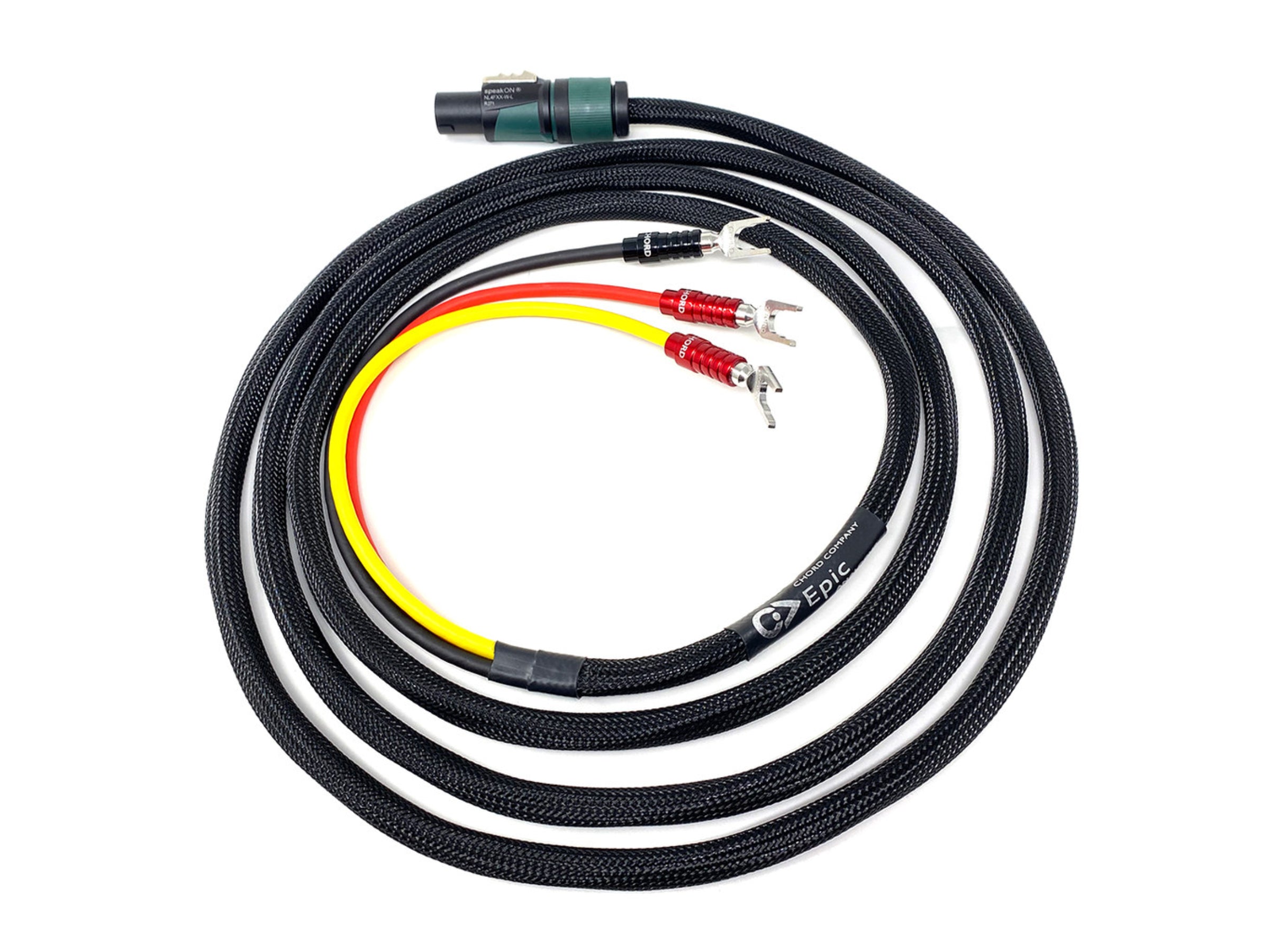 Chord Epic High-Level Subwoofer Cable Speakon (For REL Subwoofers)