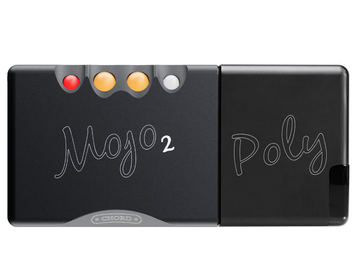 Chord Electronics Mojo 2 (4.4) Portable DAC (2025 Model) with Poly Wireless Streamer